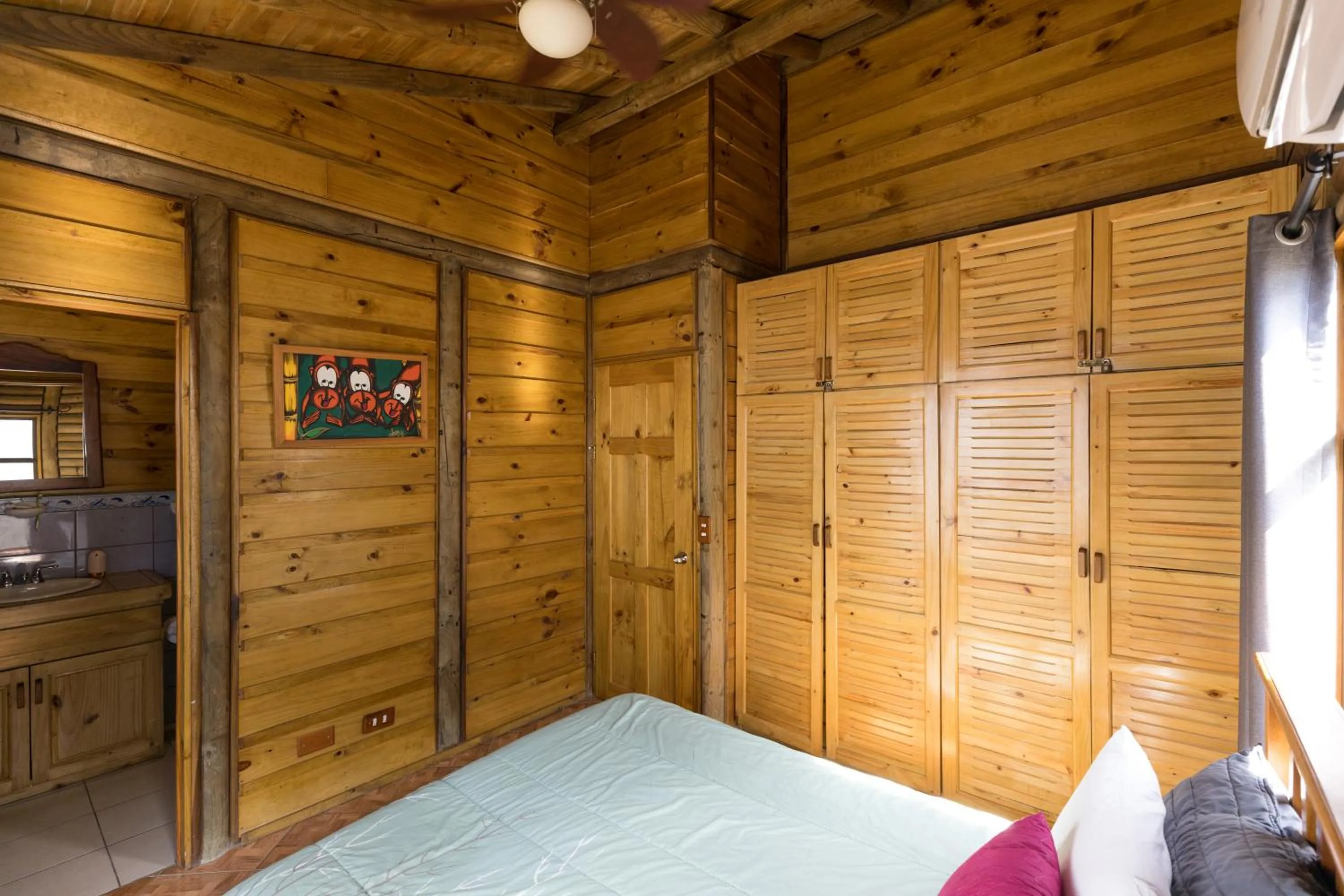 Bed in Bungalows Ballena