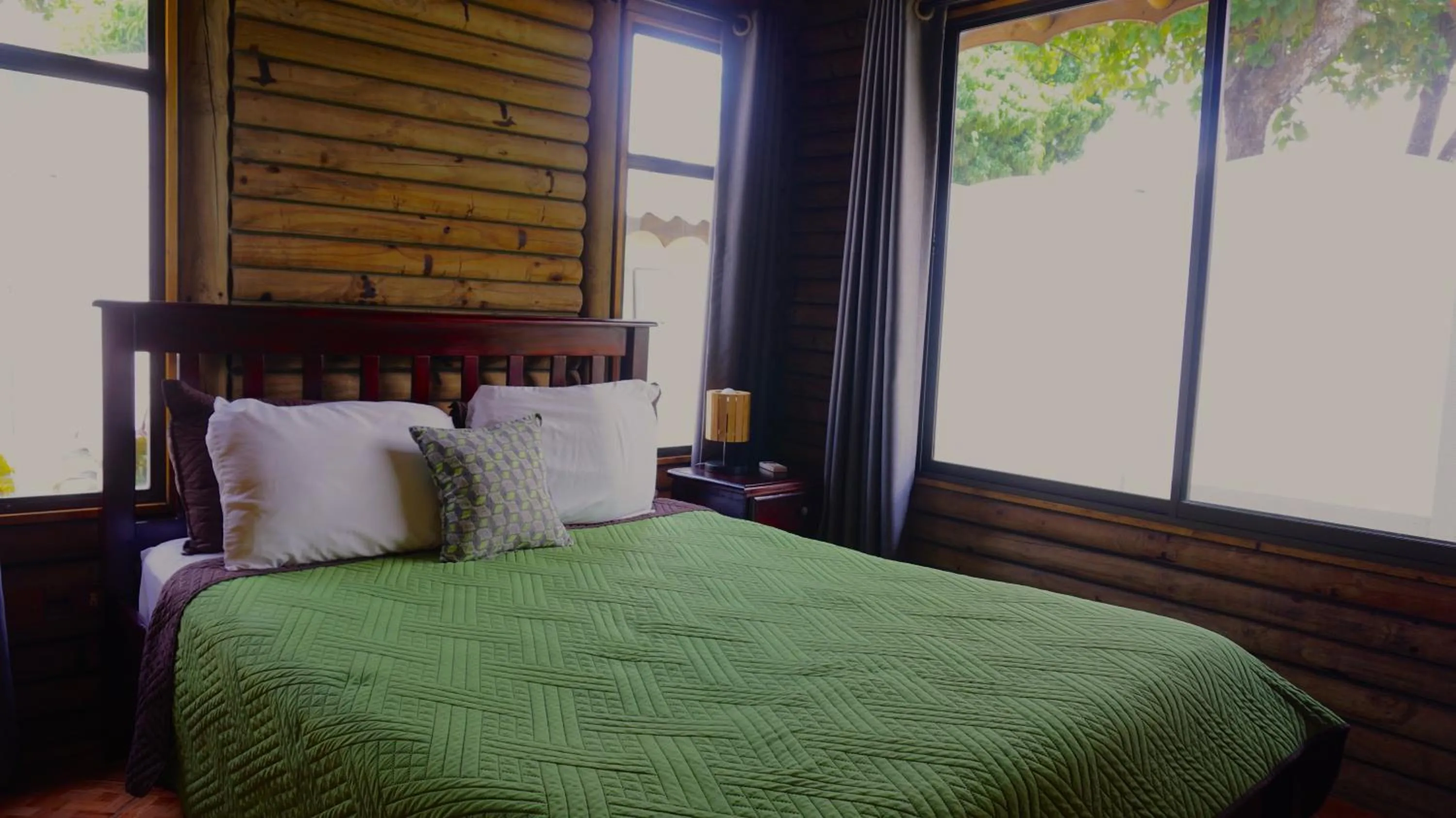 Bed in Bungalows Ballena