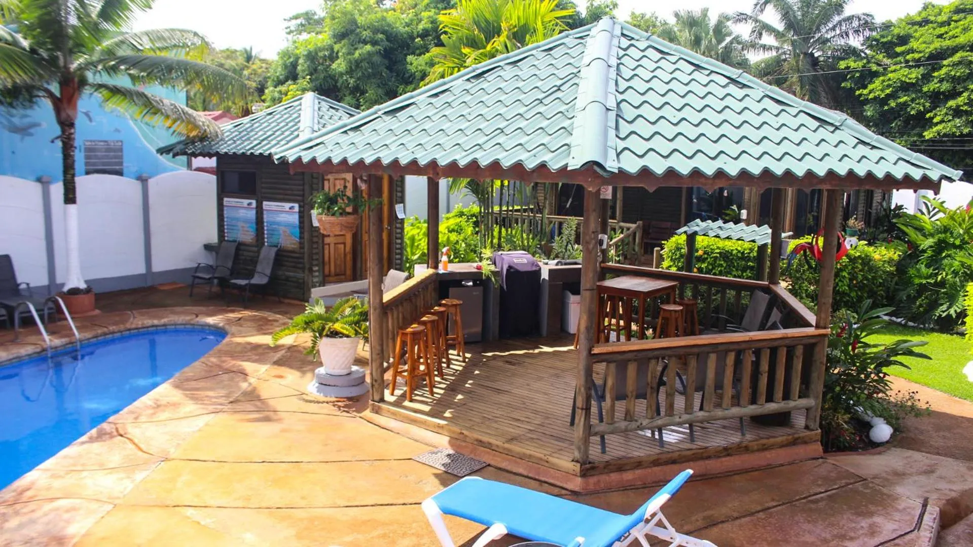 Patio in Bungalows Ballena