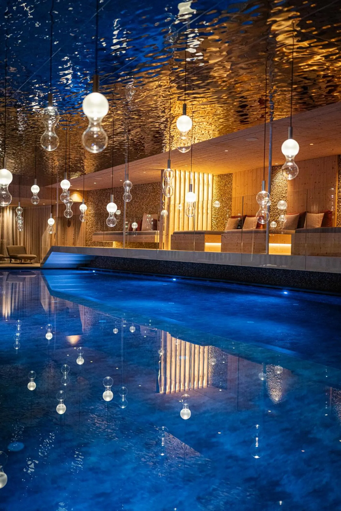 Pool view in Hotel Anewandter