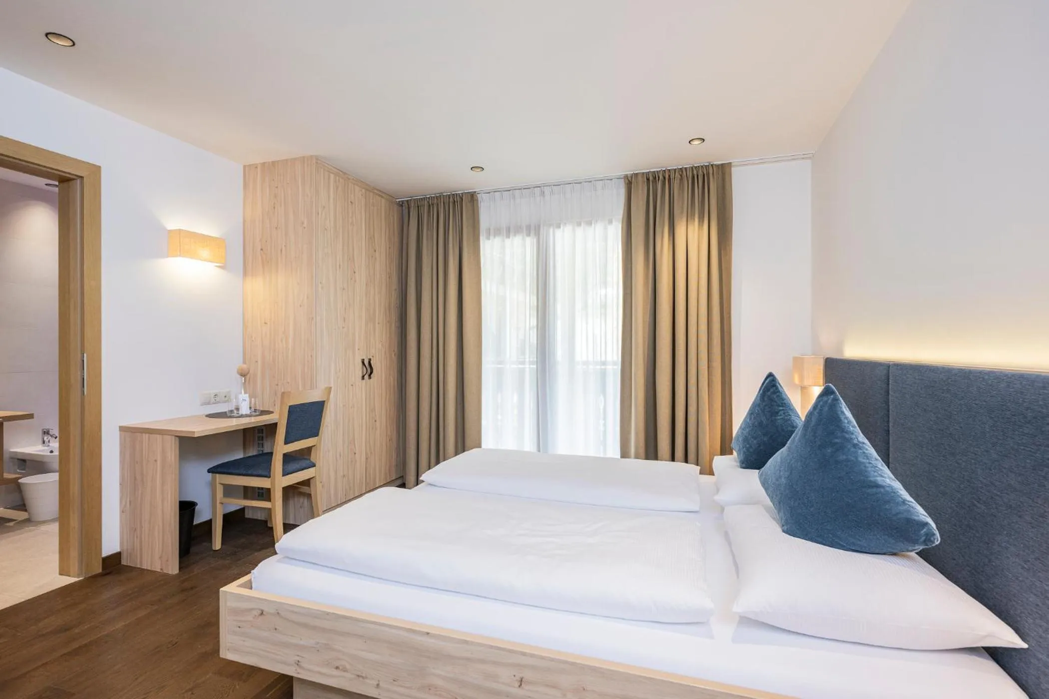 Bed in Hotel Anewandter