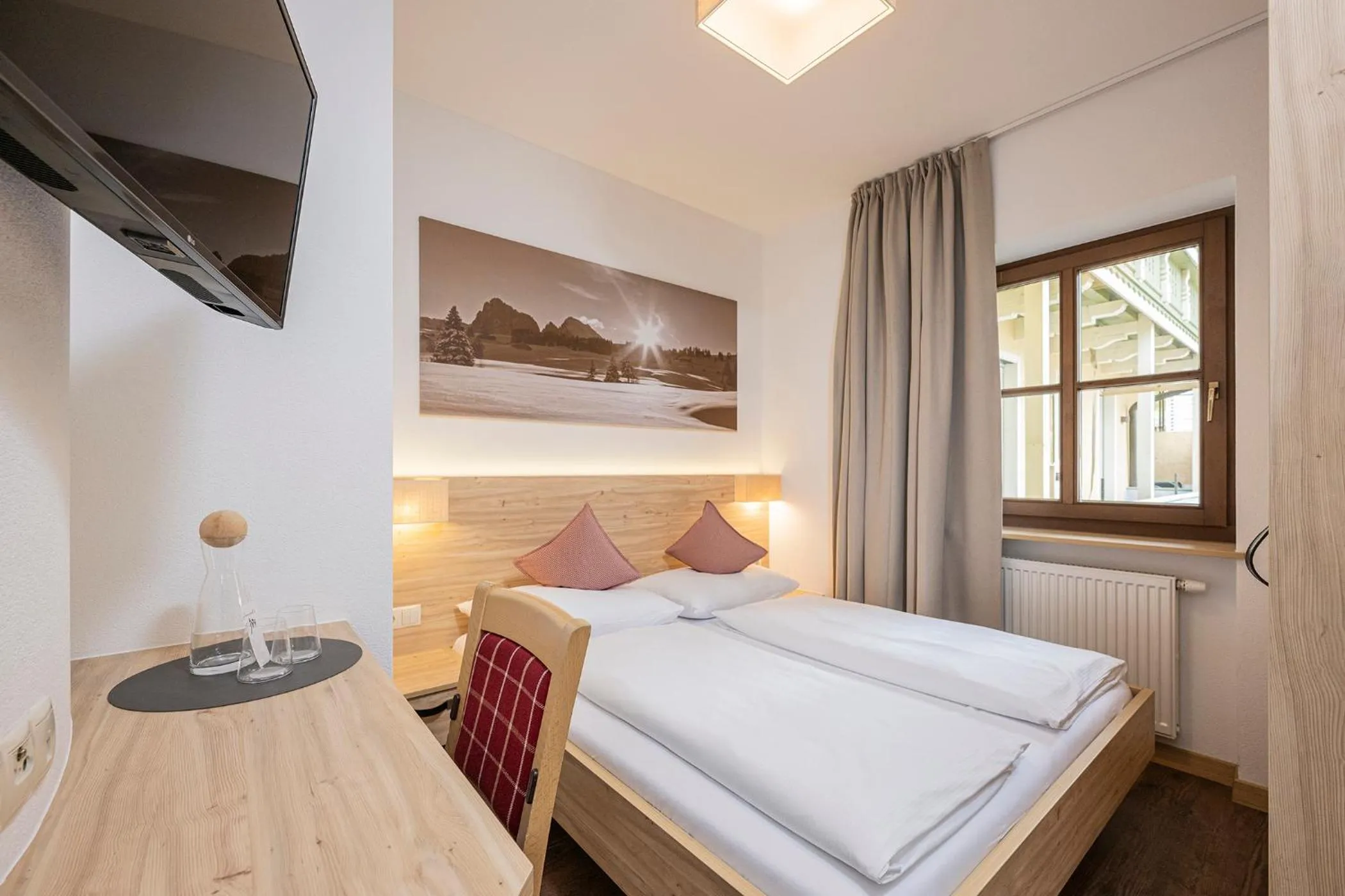 Bed in Hotel Anewandter