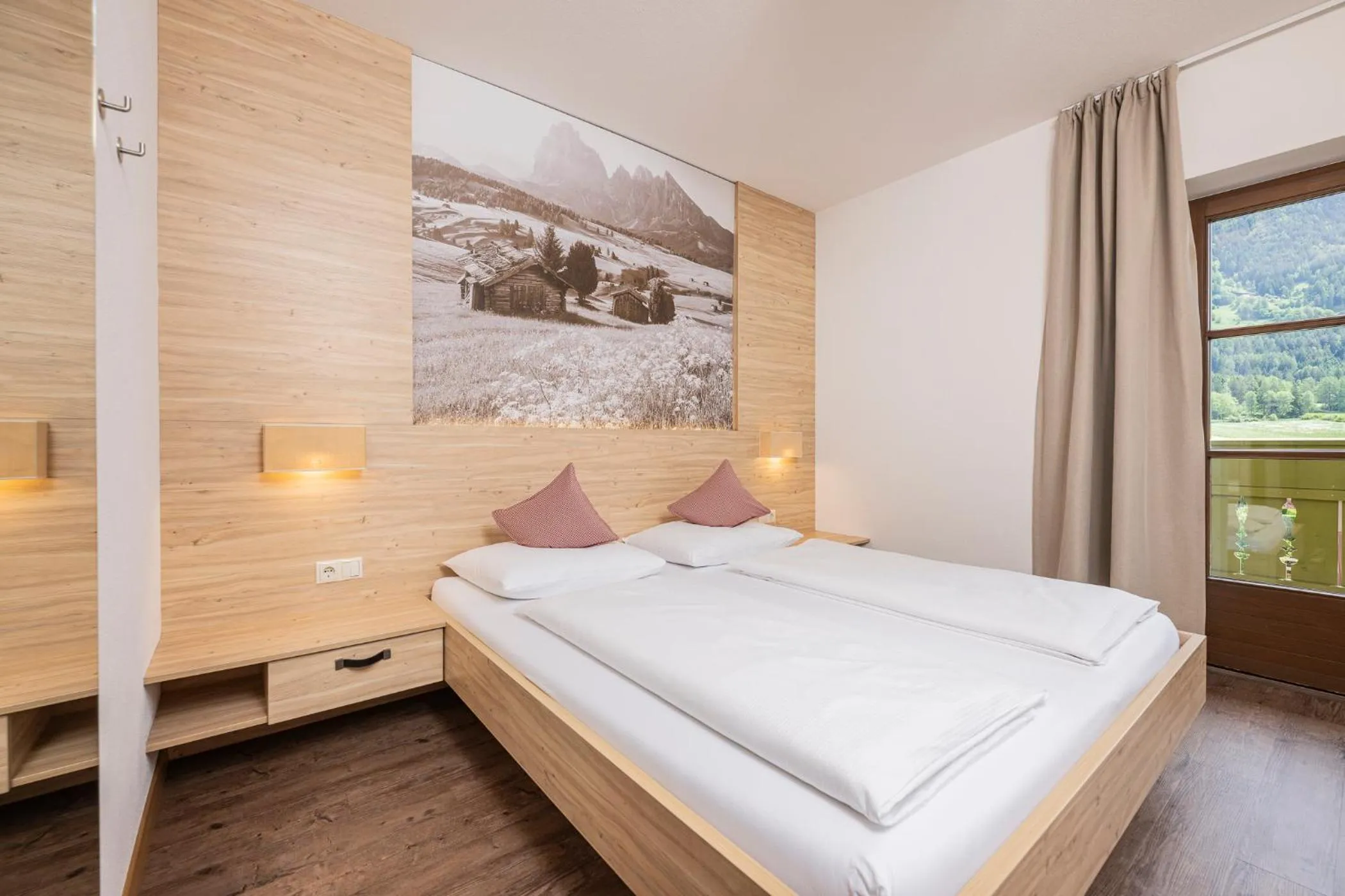 Bed in Hotel Anewandter