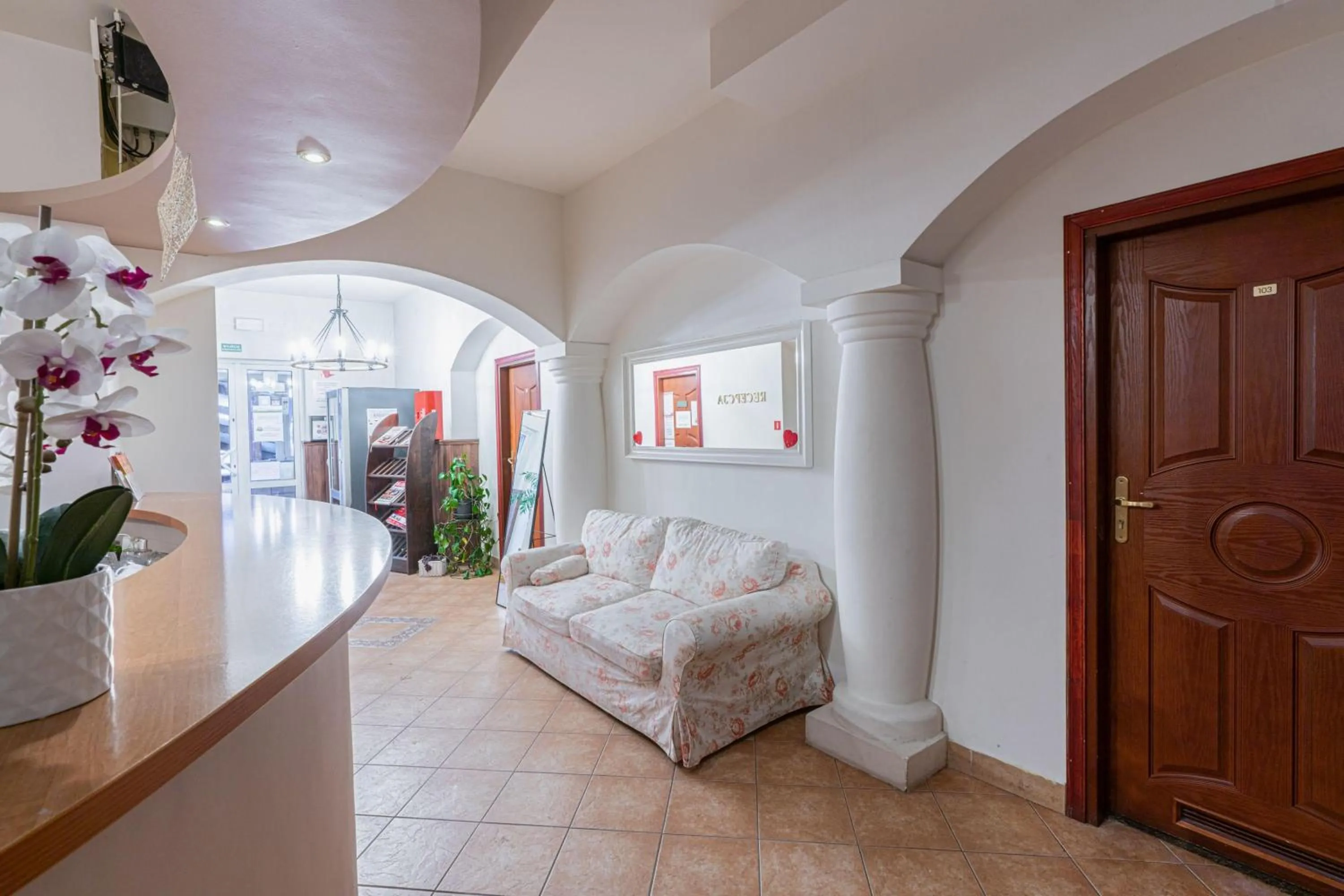 Lobby or reception, Bed in Pensjonat Beskidzki