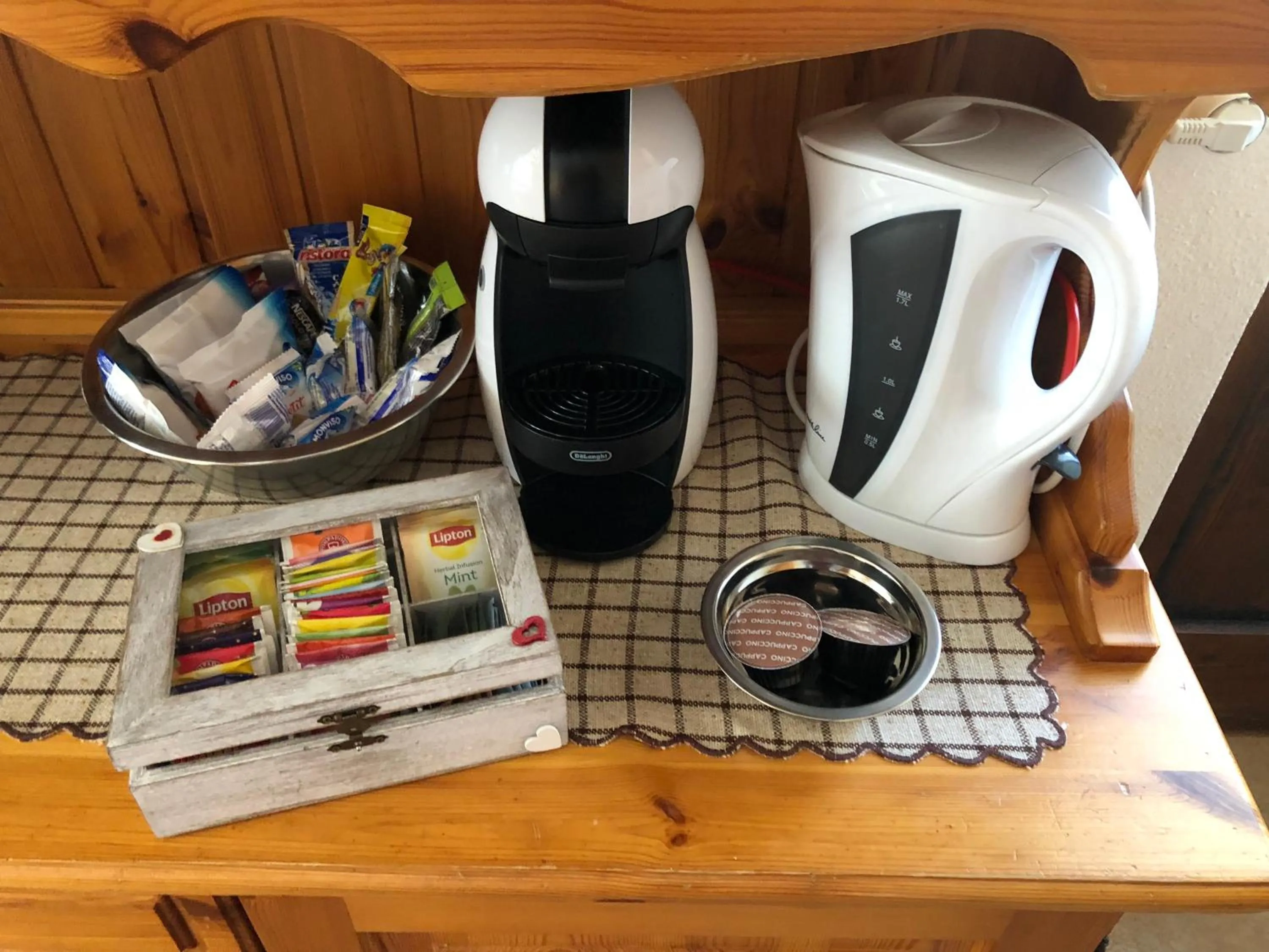 Coffee/tea facilities in Chalet Bucaneve