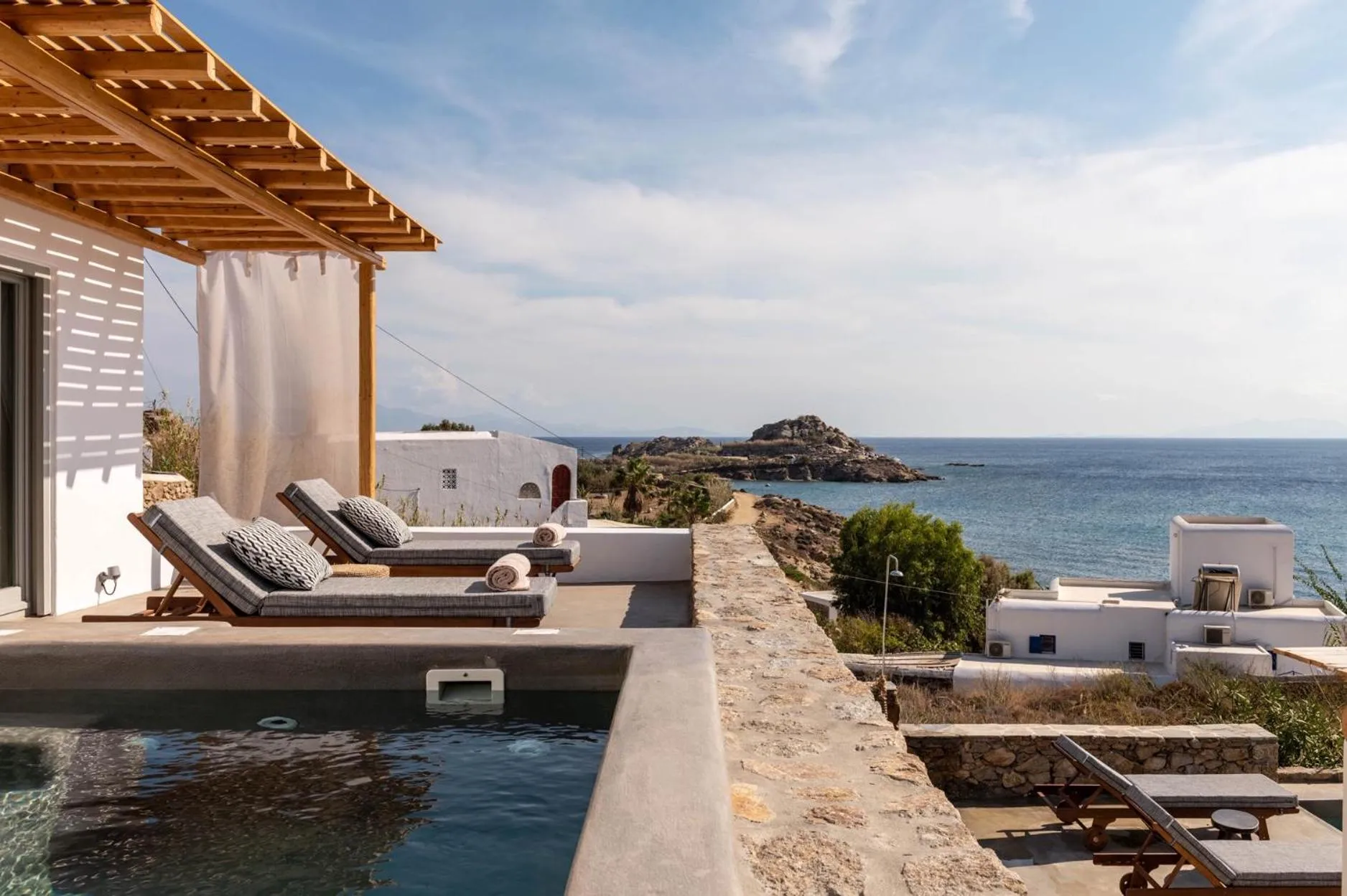 Natural landscape in Trinity Mykonos - Beachfront Villa