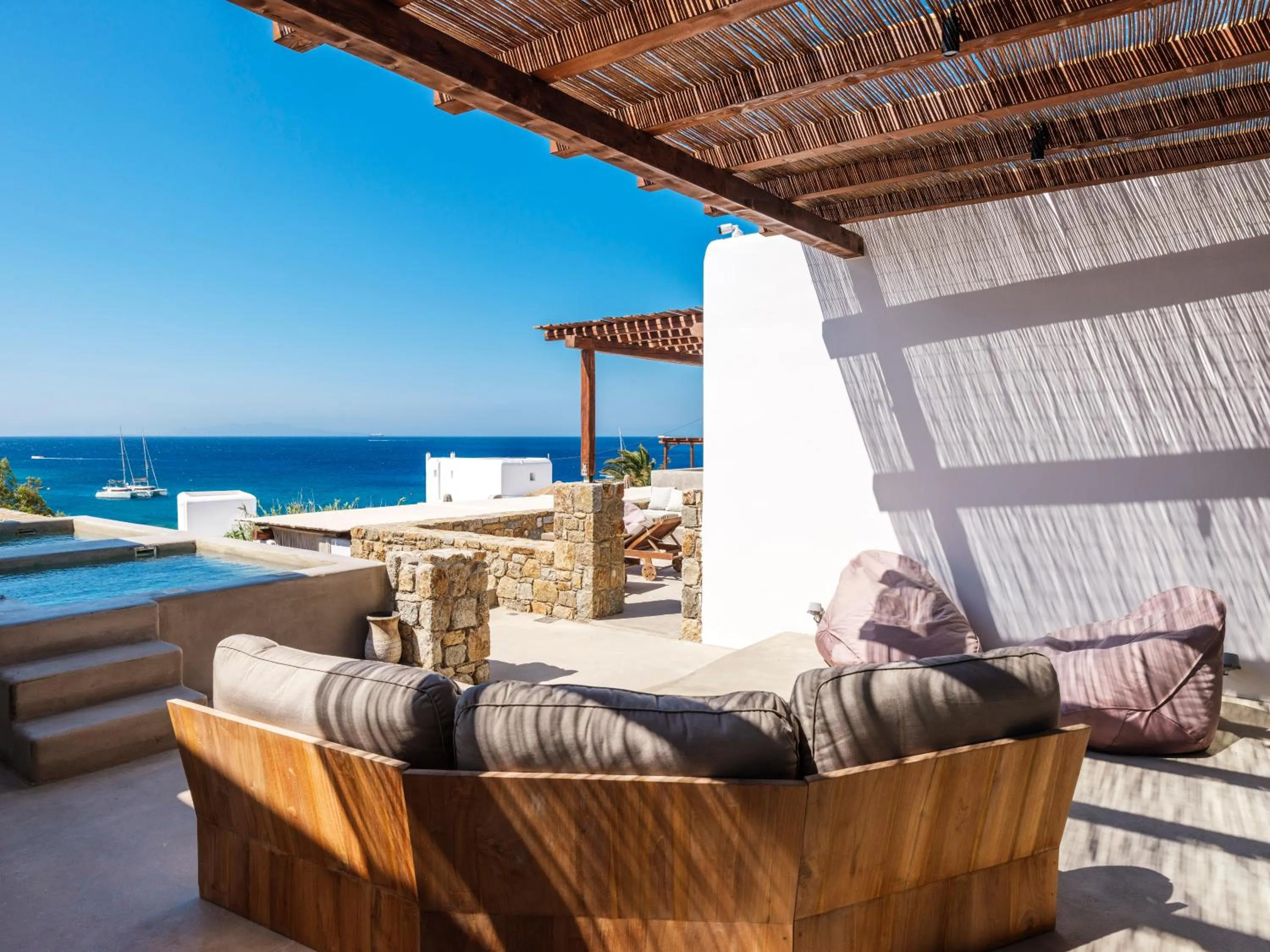 Seating area in Trinity Mykonos - Beachfront Villa