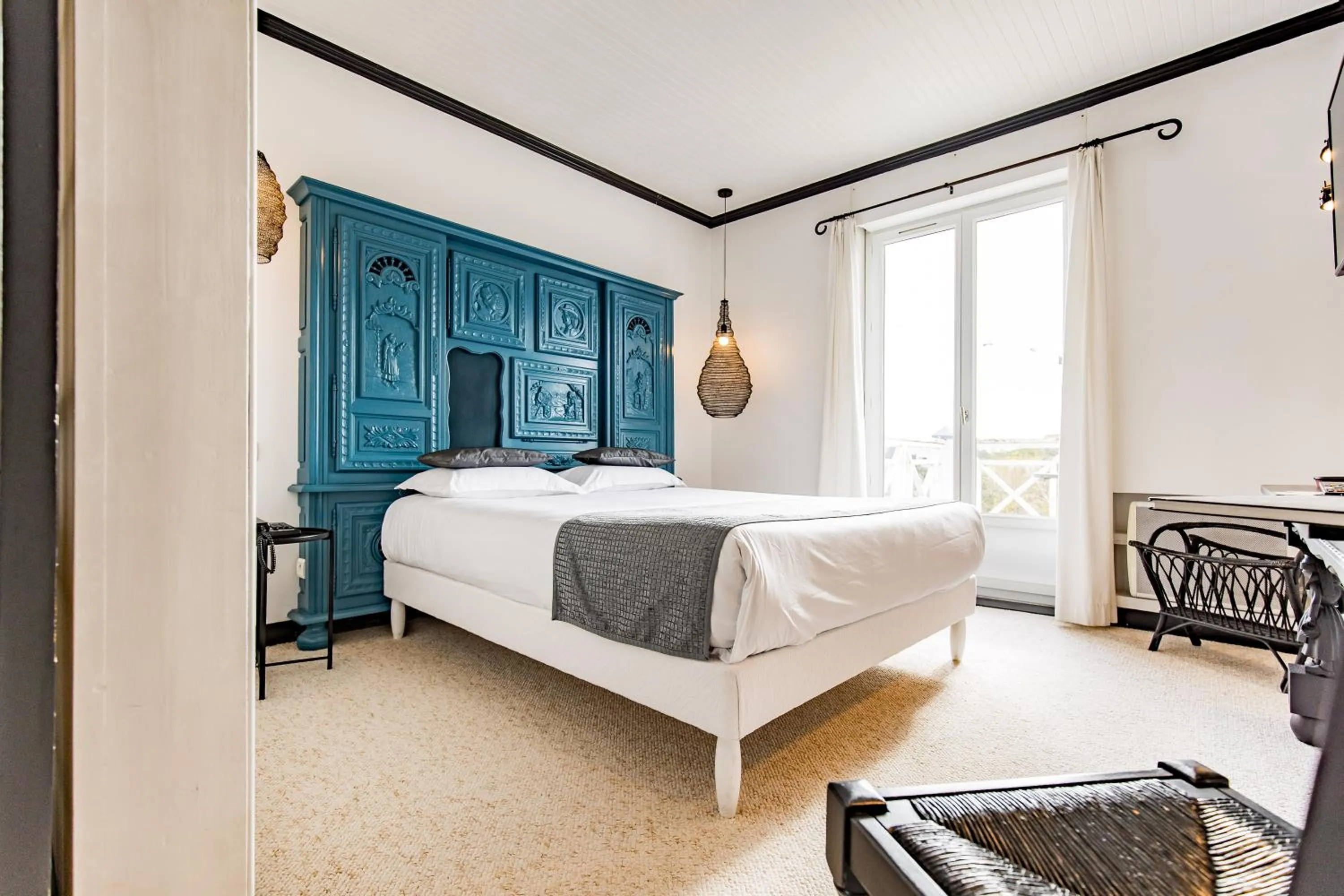 Photo of the whole room, Bed in Hotel de Charme Le Sud Bretagne