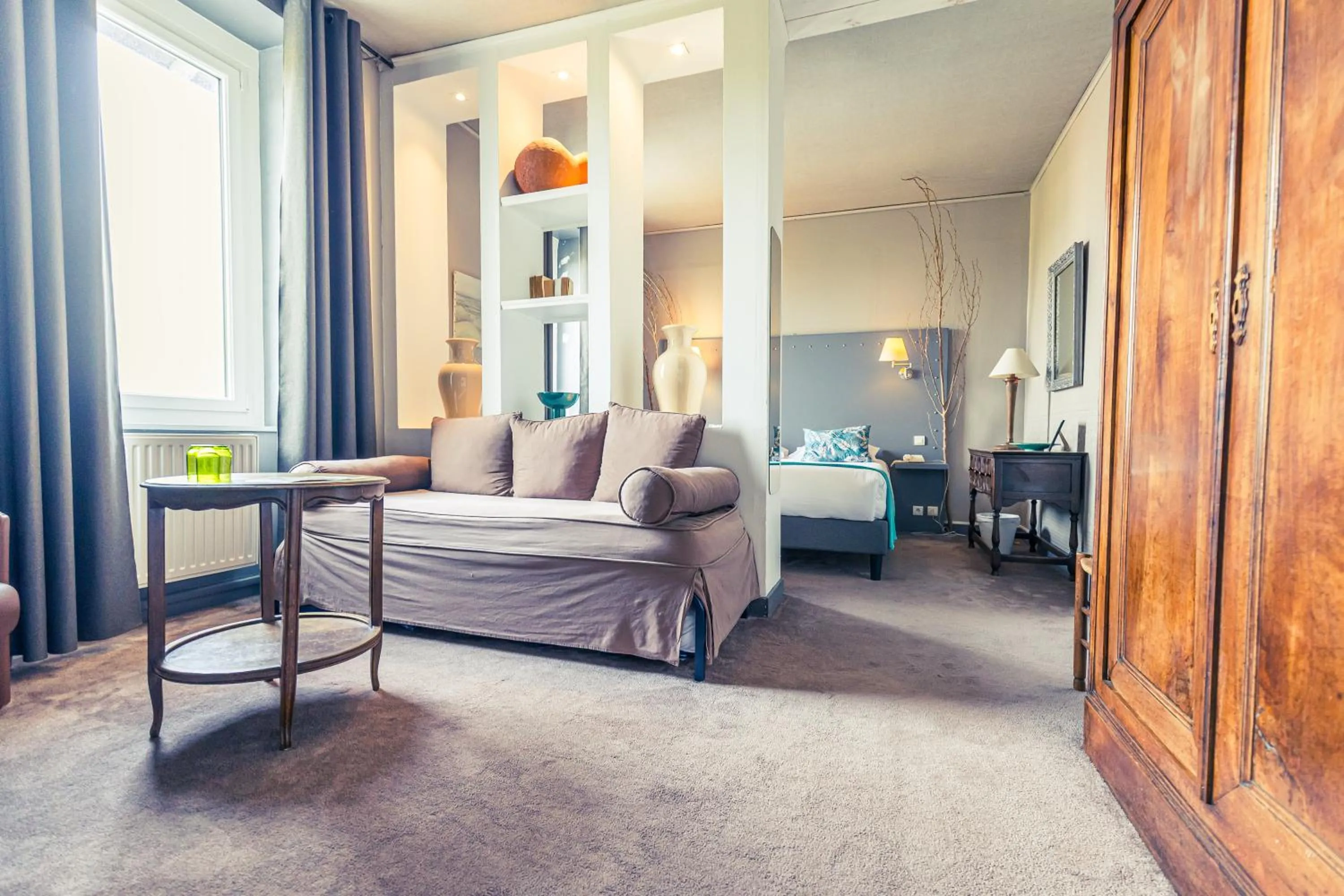 Bedroom, Bed in Hotel de Charme Le Sud Bretagne