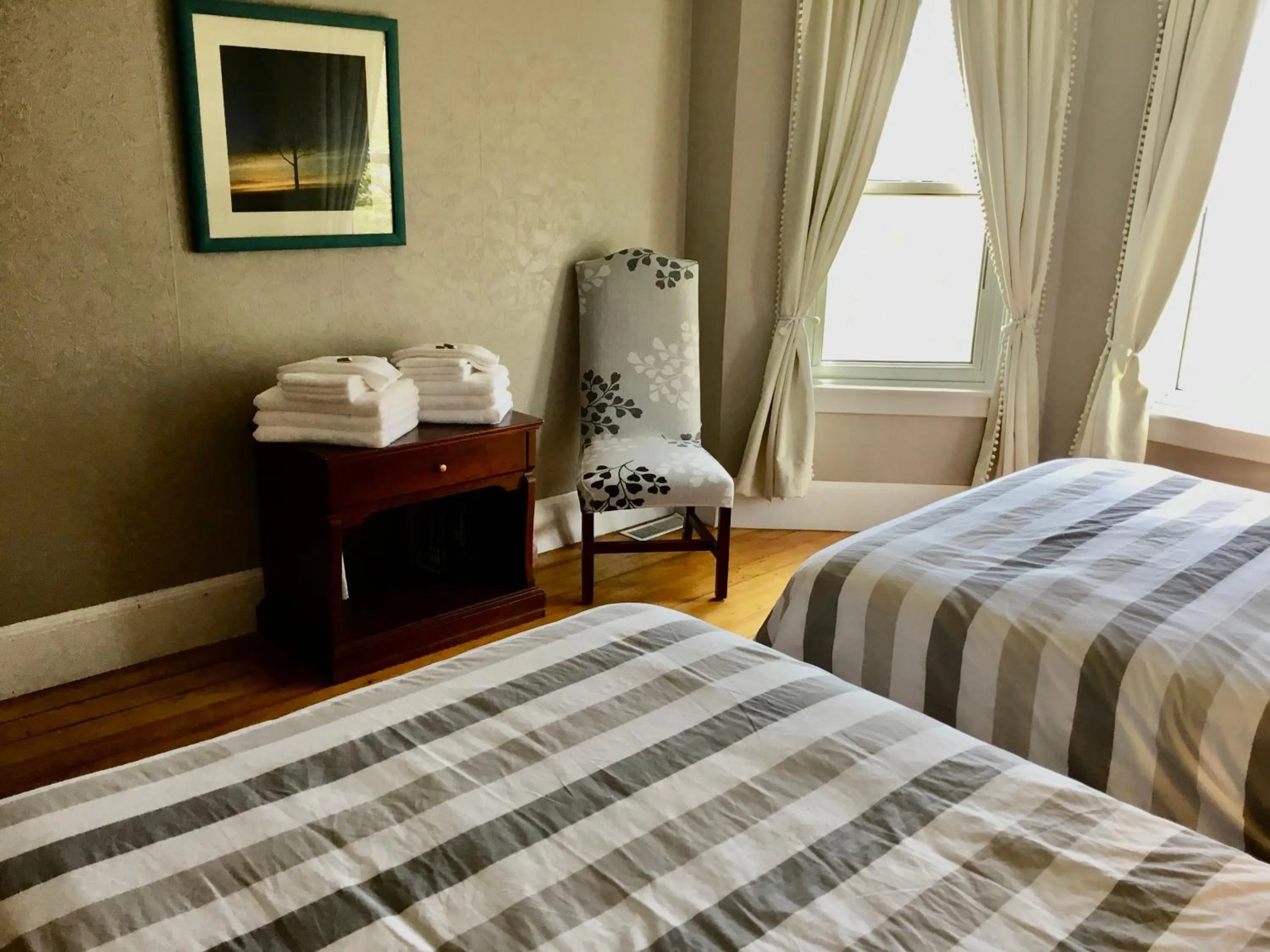 Bedroom, Bed in The Coastal Country House in New Brunswick