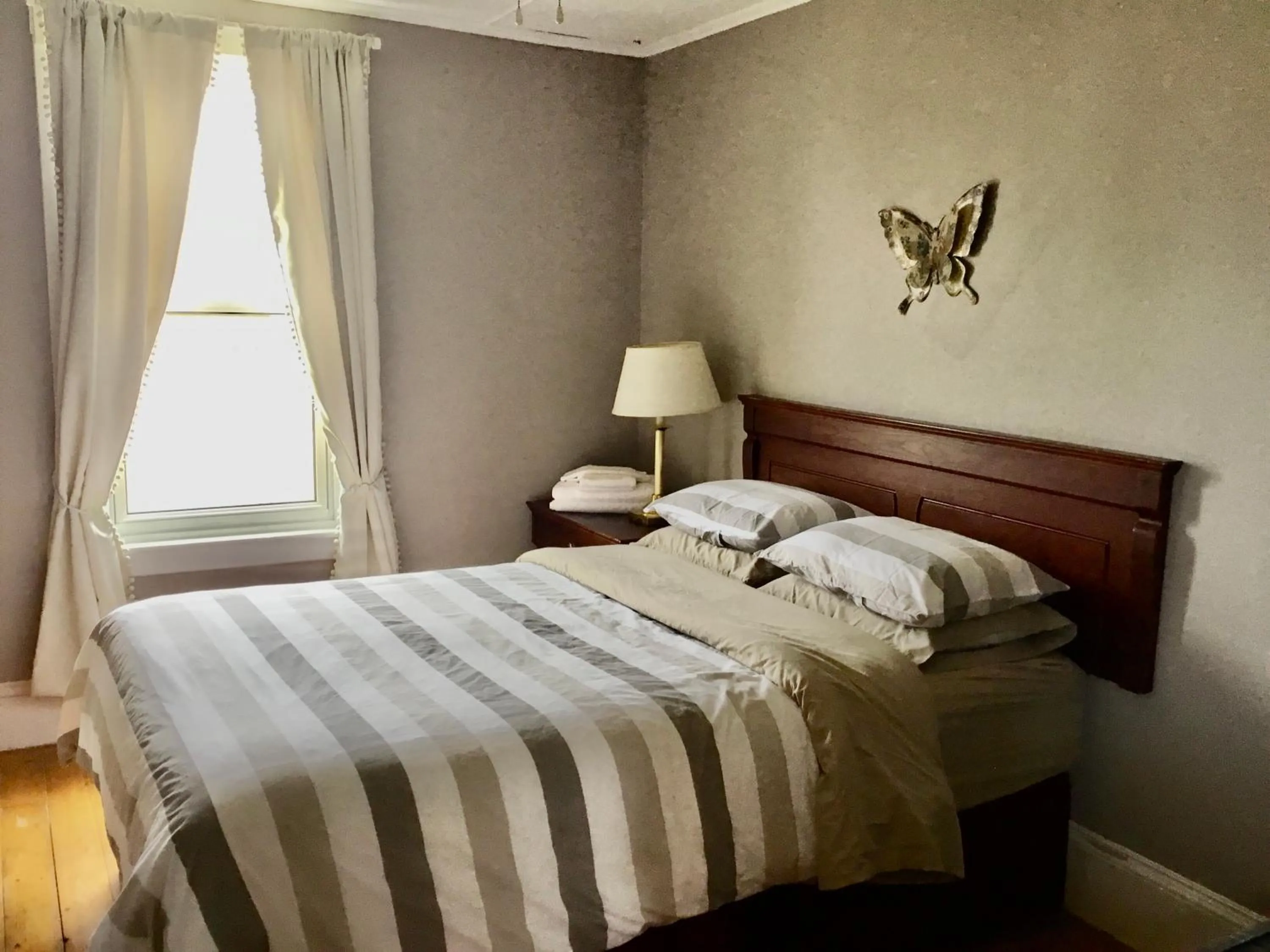 Bedroom, Bed in The Coastal Country House in New Brunswick