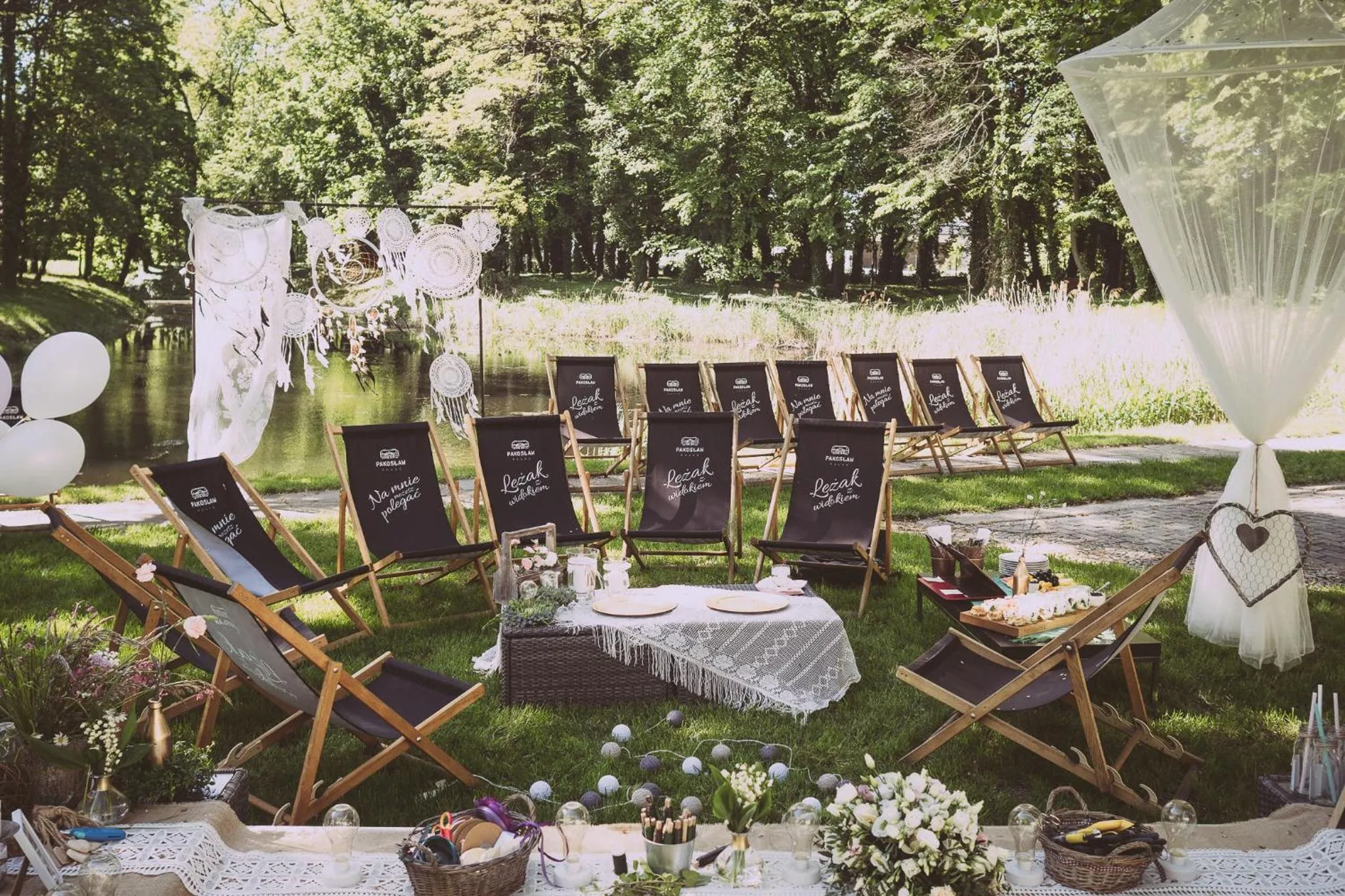 Garden in Pałac Pakosław