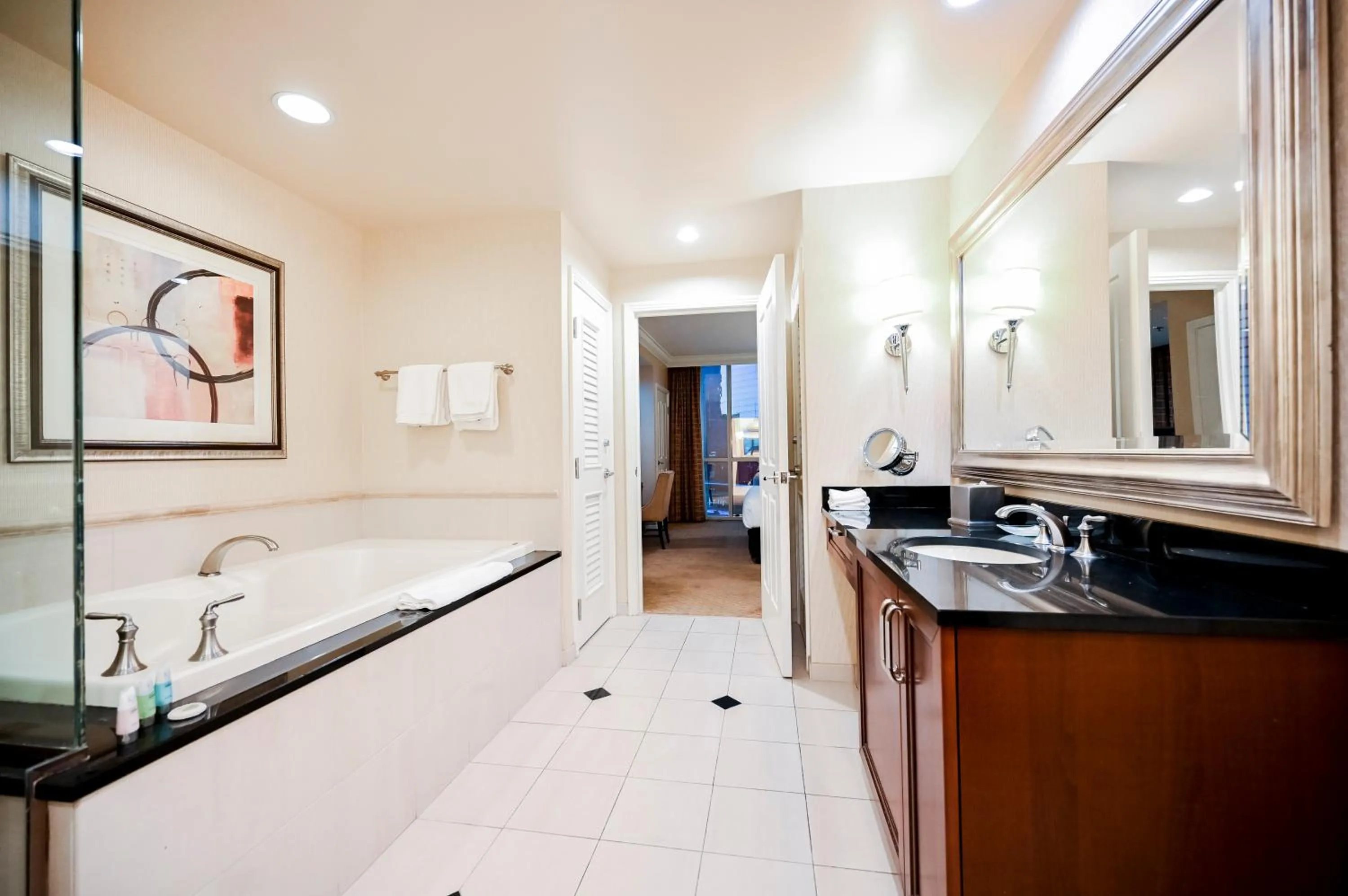 Bathroom in StripViewSuites at Signature
