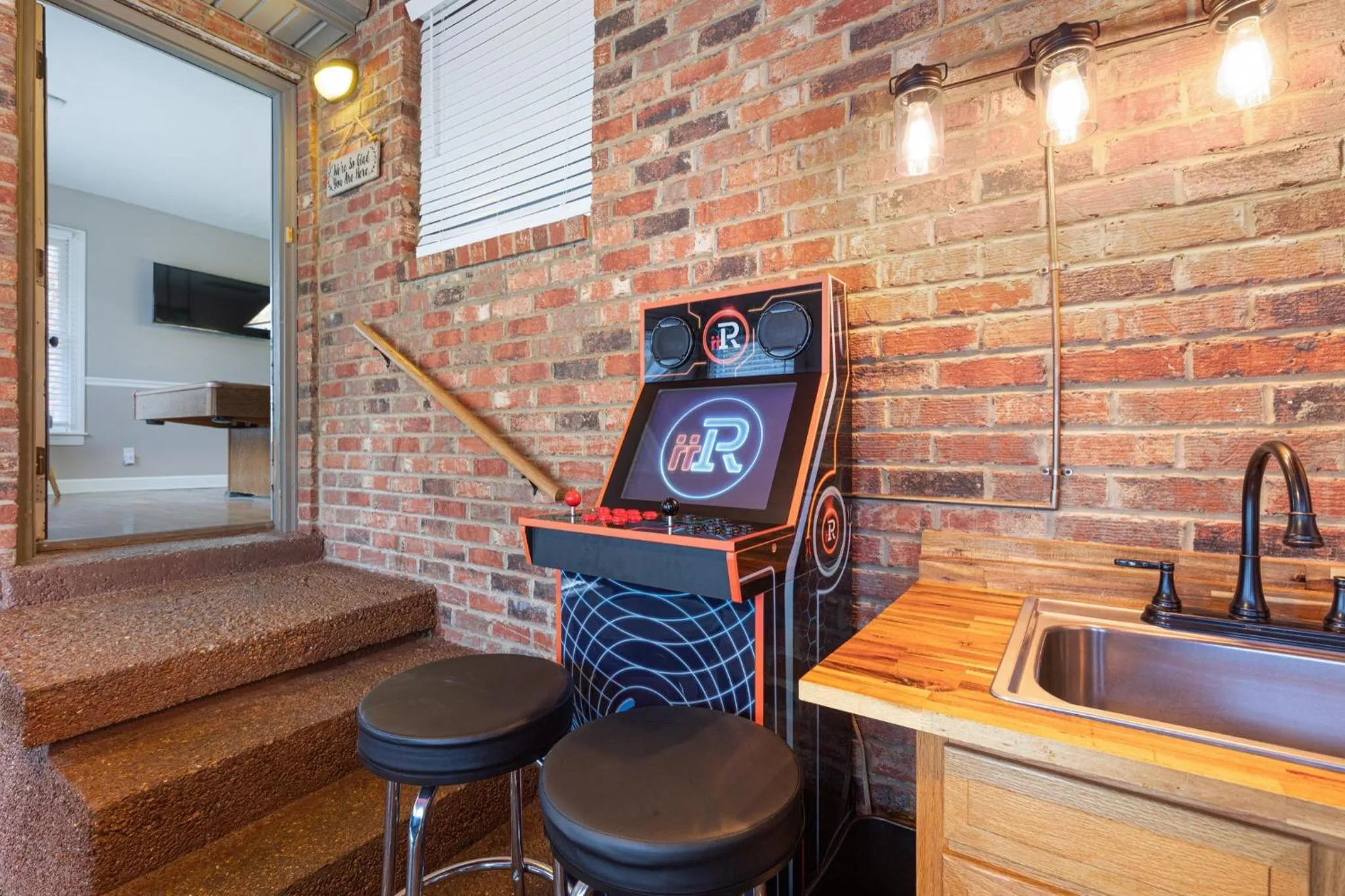 Game Room in Brenda Lee History 4BR Retreat Pool Hot Tub