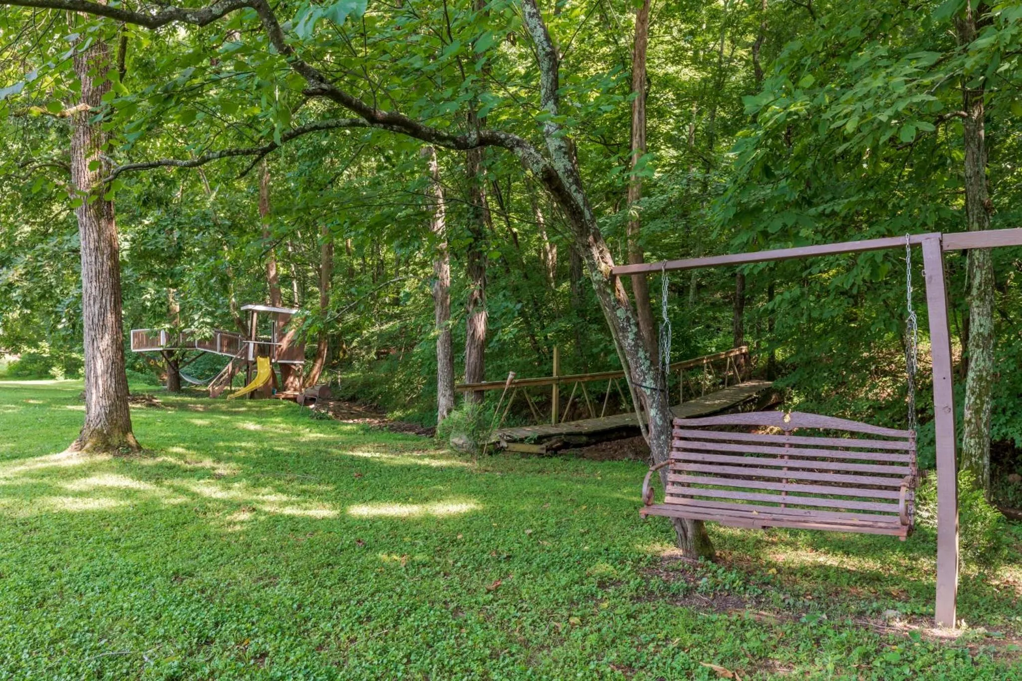 Children play ground in Brenda Lee History 4BR Retreat Pool Hot Tub