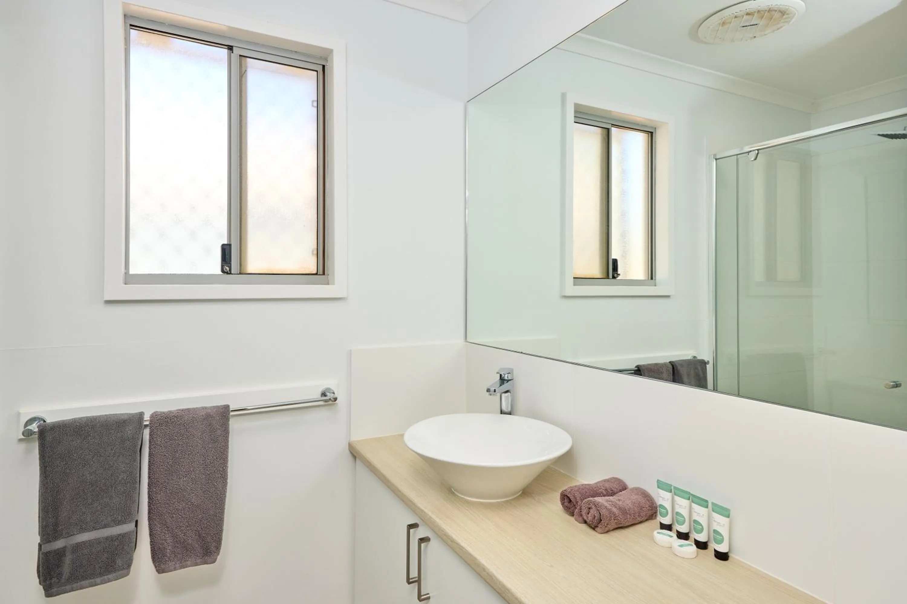 Bathroom in RAC Exmouth Cape Holiday Park