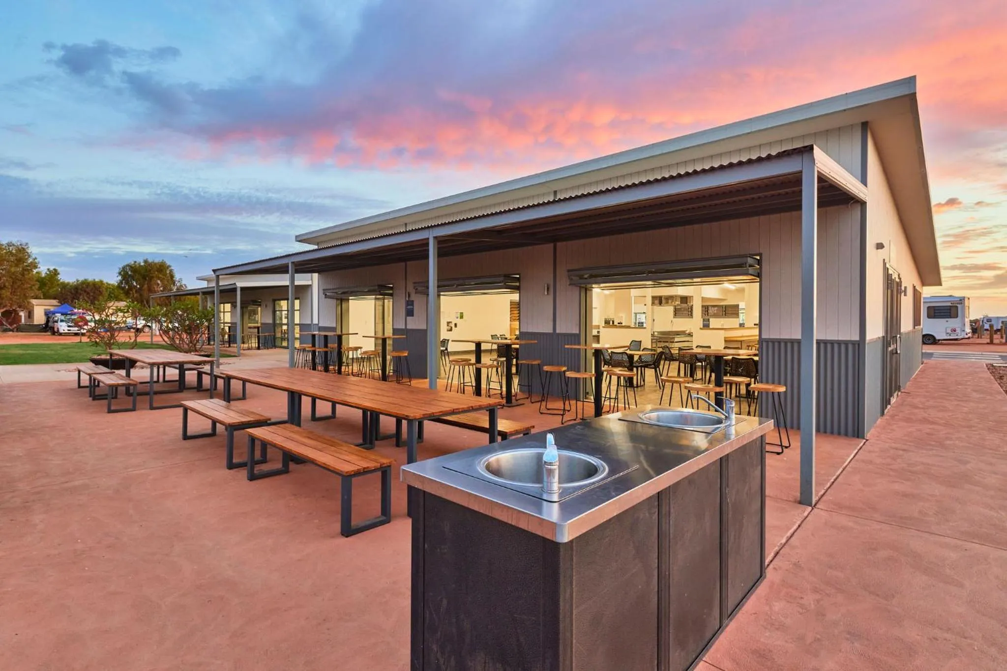 Property building in RAC Exmouth Cape Holiday Park