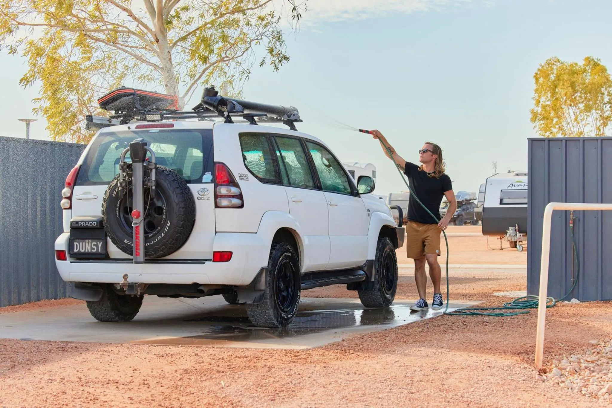 Area and facilities in RAC Exmouth Cape Holiday Park