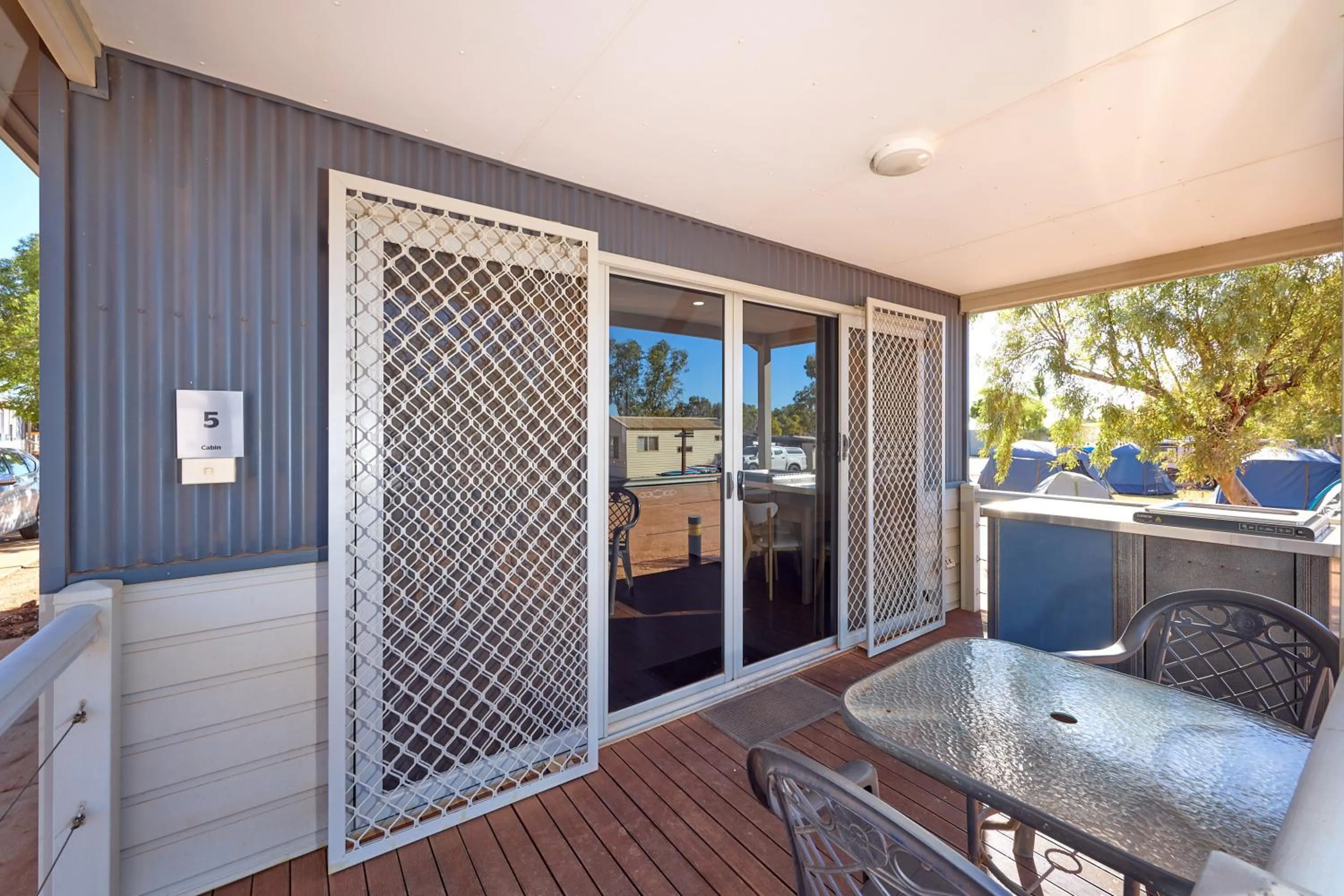 Patio in RAC Exmouth Cape Holiday Park