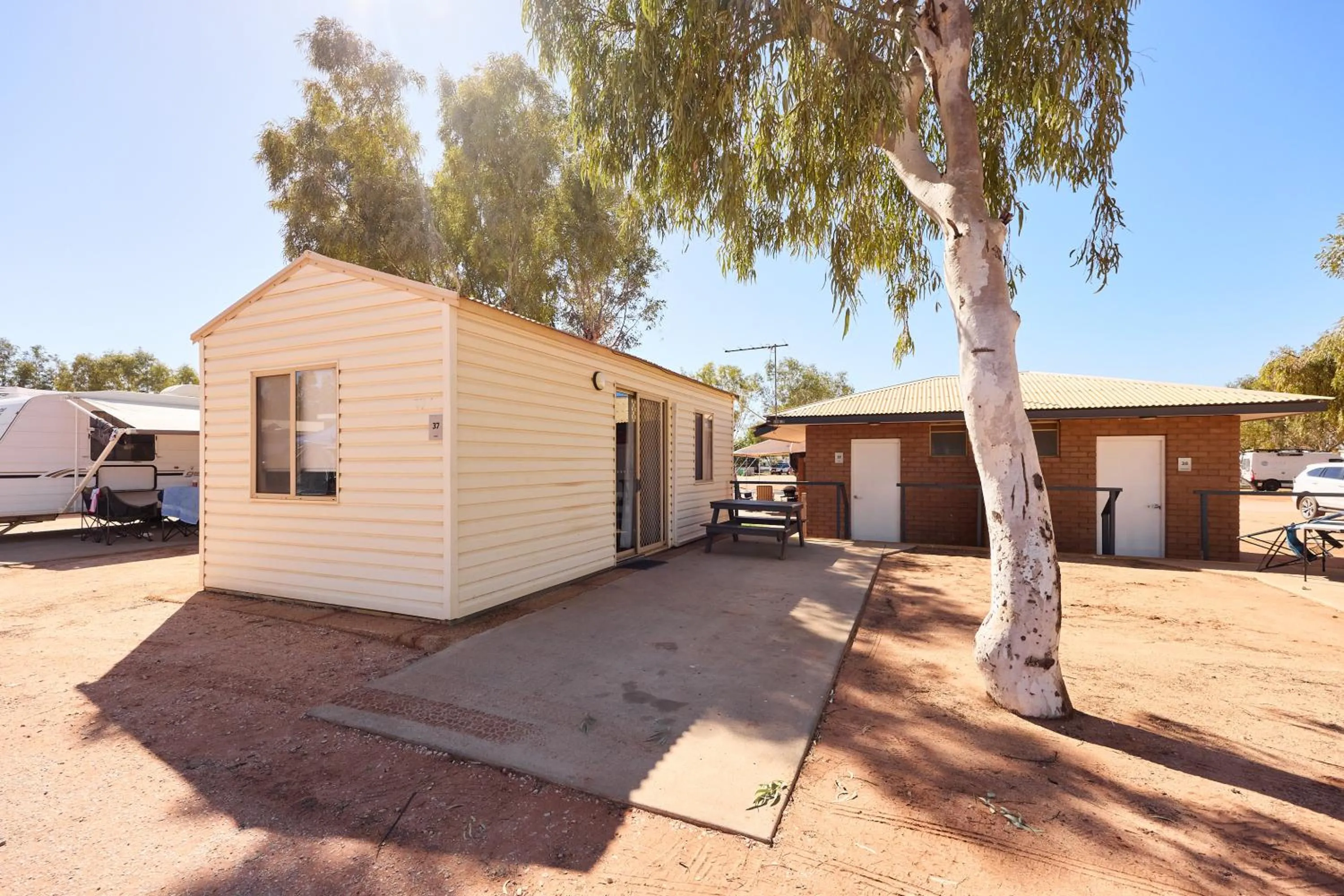 Property building in RAC Exmouth Cape Holiday Park