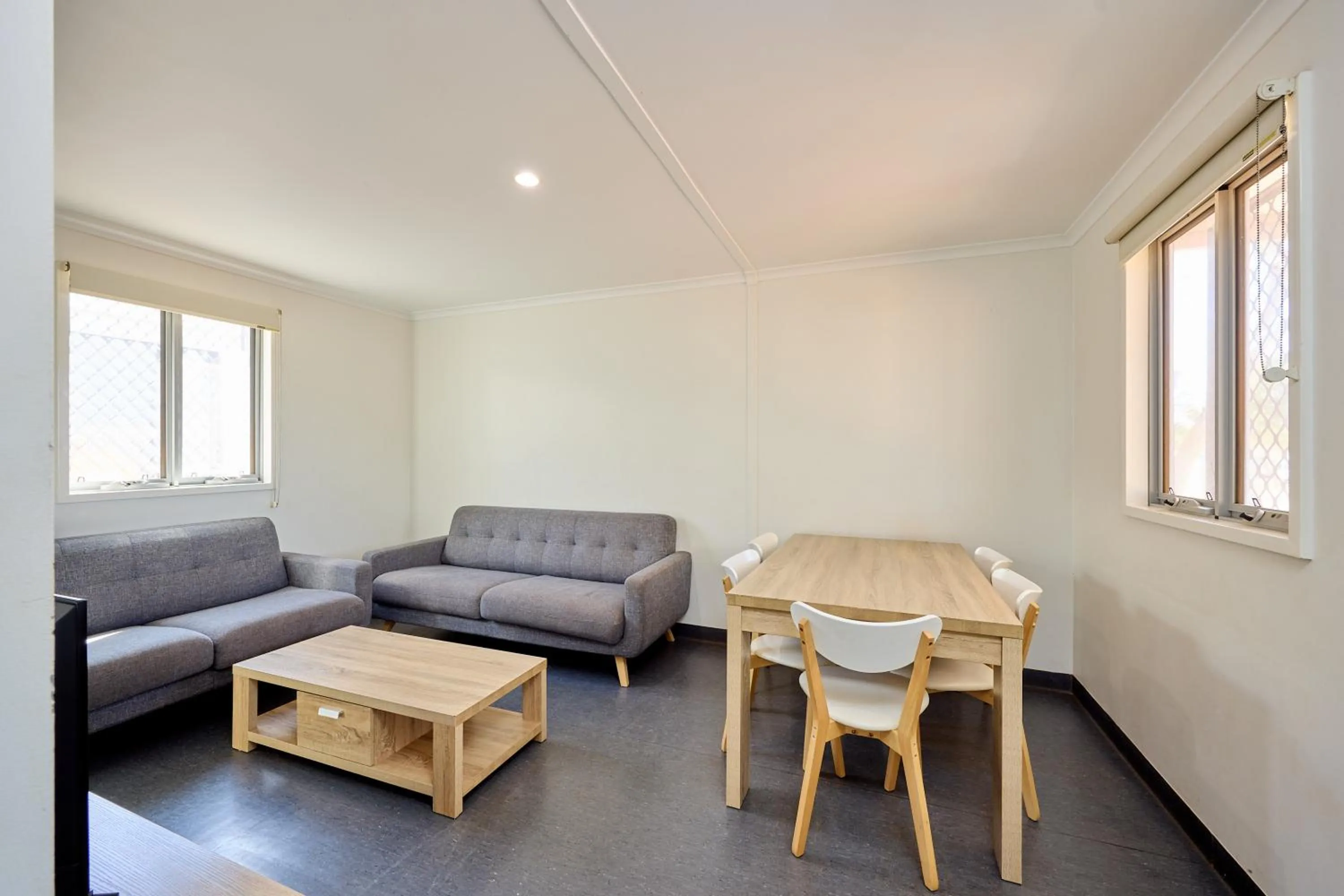 Living room in RAC Exmouth Cape Holiday Park