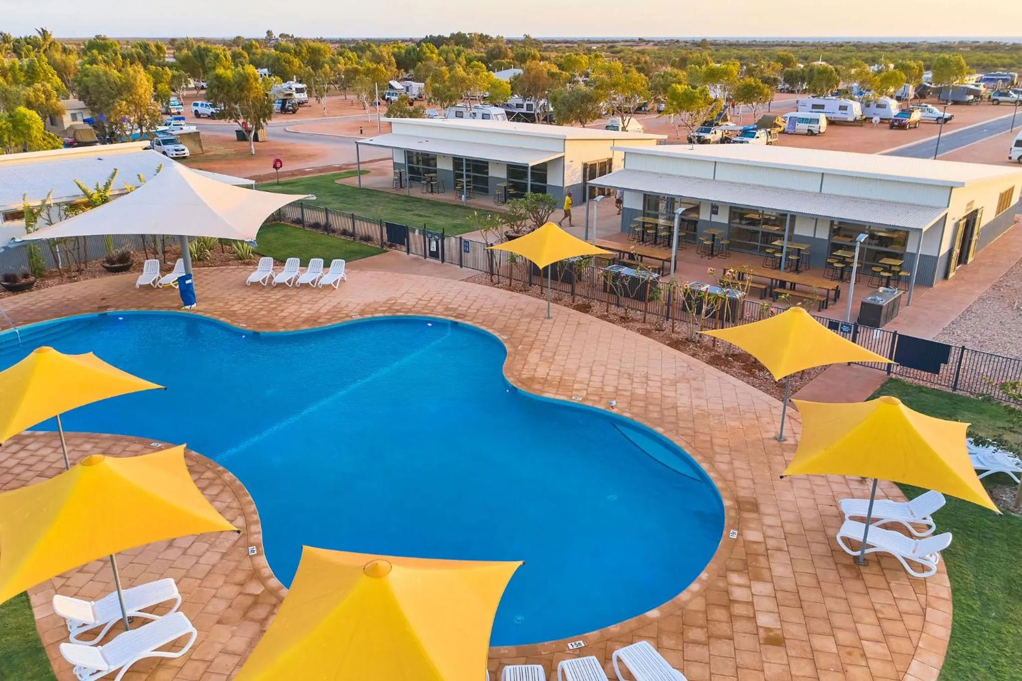 BBQ facilities in RAC Exmouth Cape Holiday Park