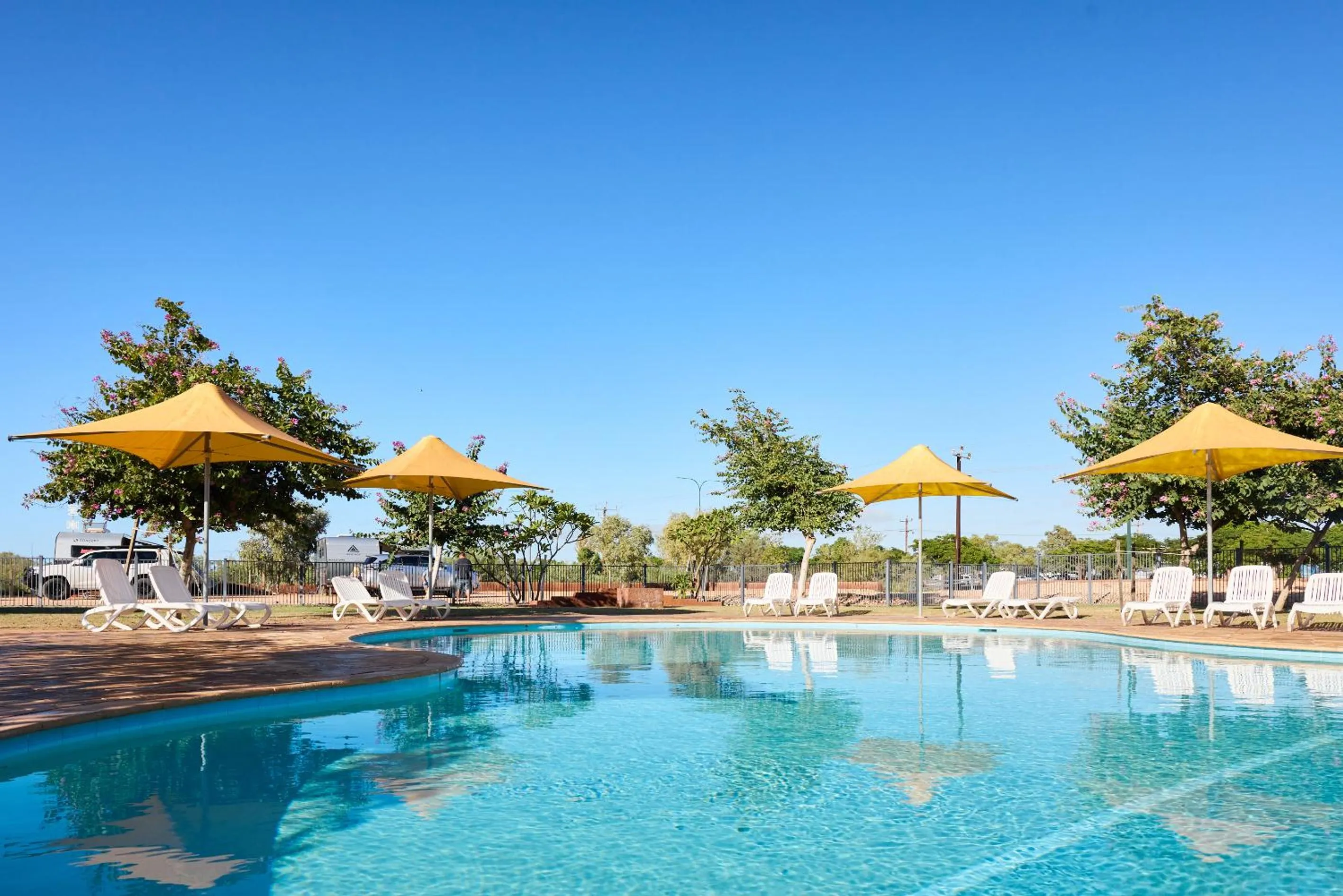 Swimming pool in RAC Exmouth Cape Holiday Park