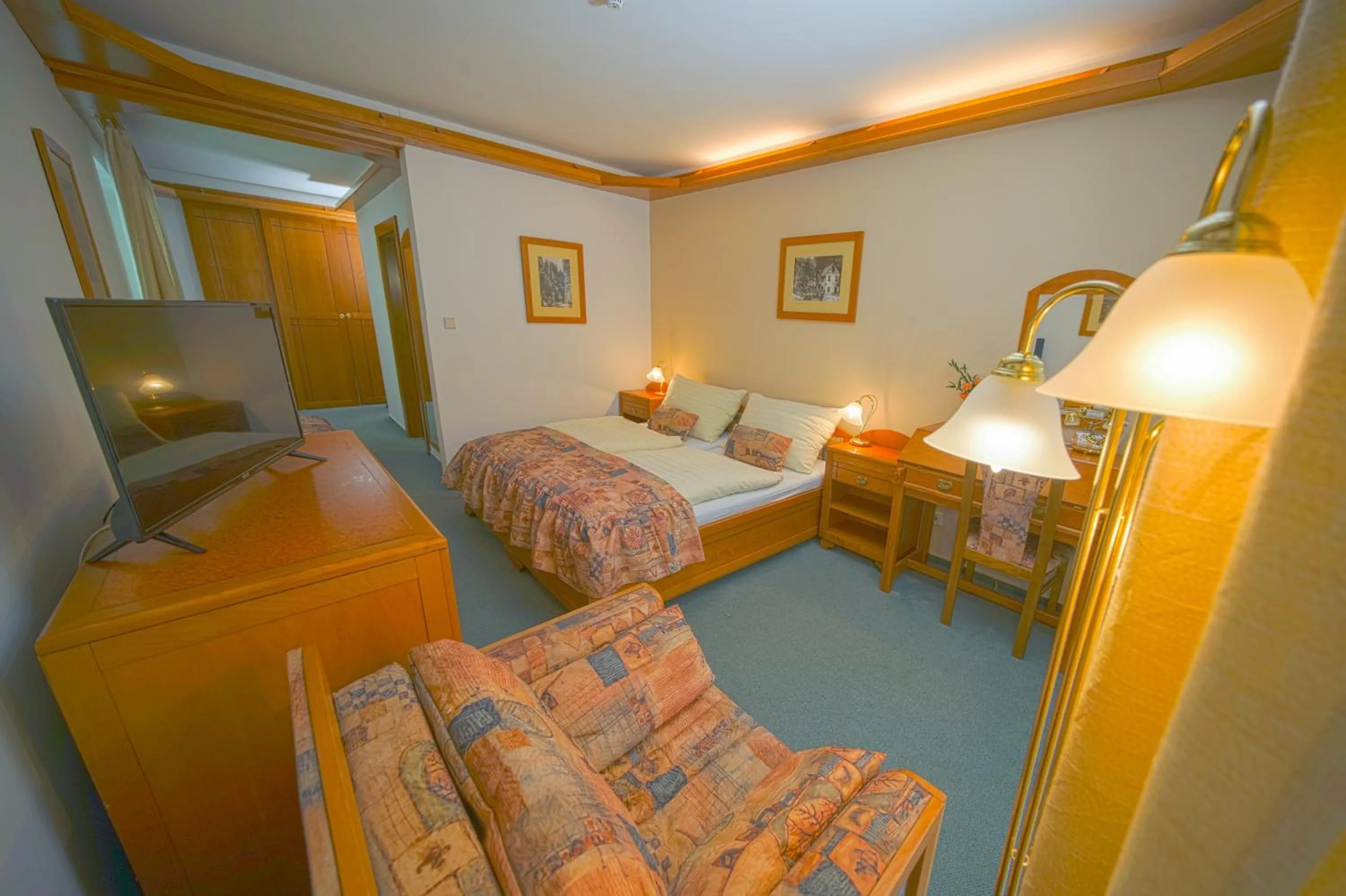 Photo of the whole room, Bed in Hotel Praha