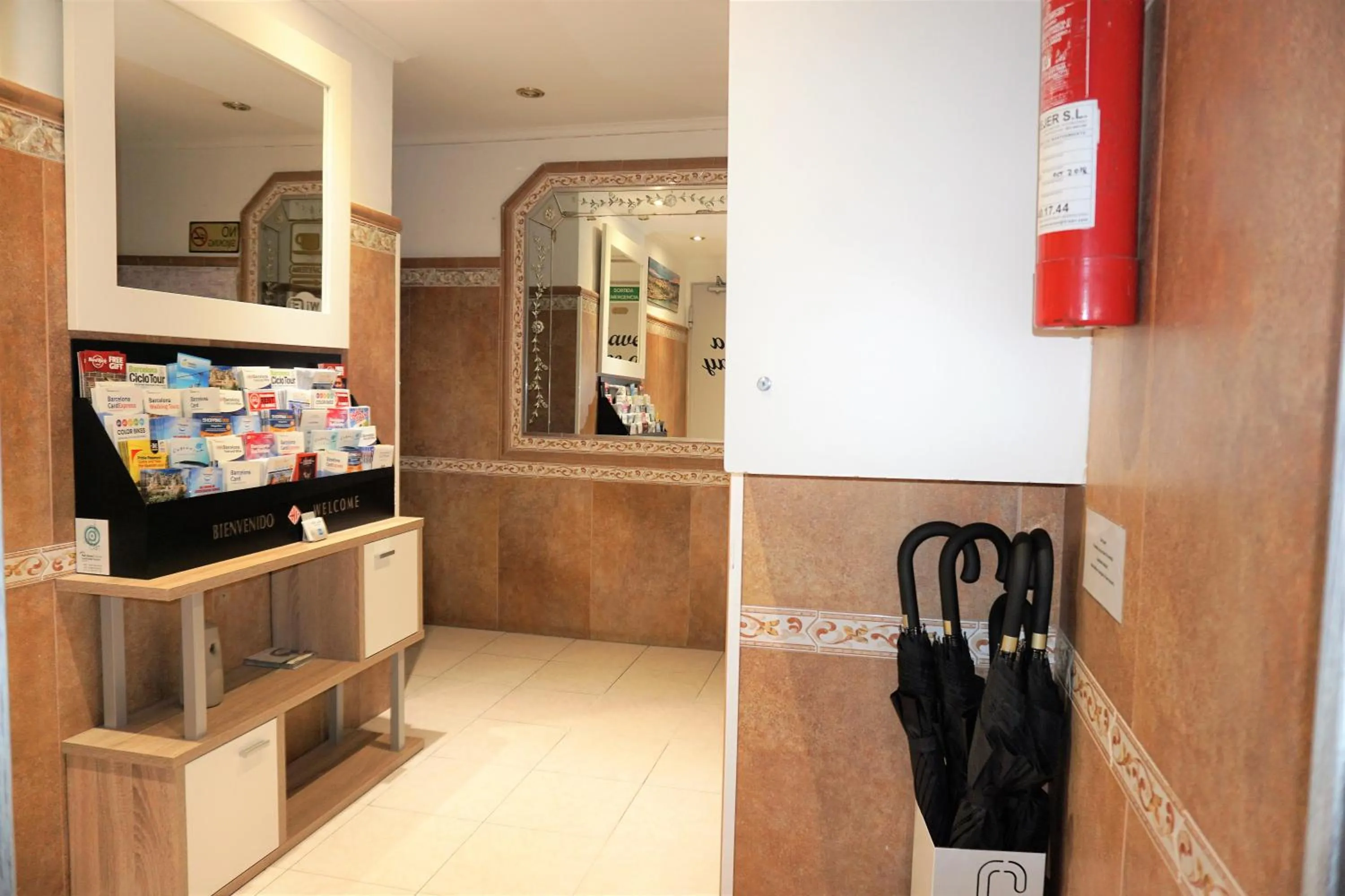 Decorative detail in Hostal Lleida