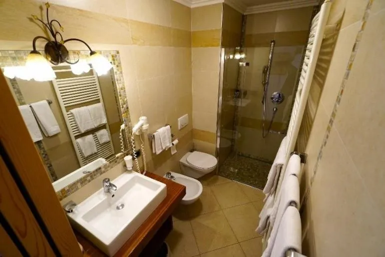 Shower in Garni Hotel and Apartments Wildbach