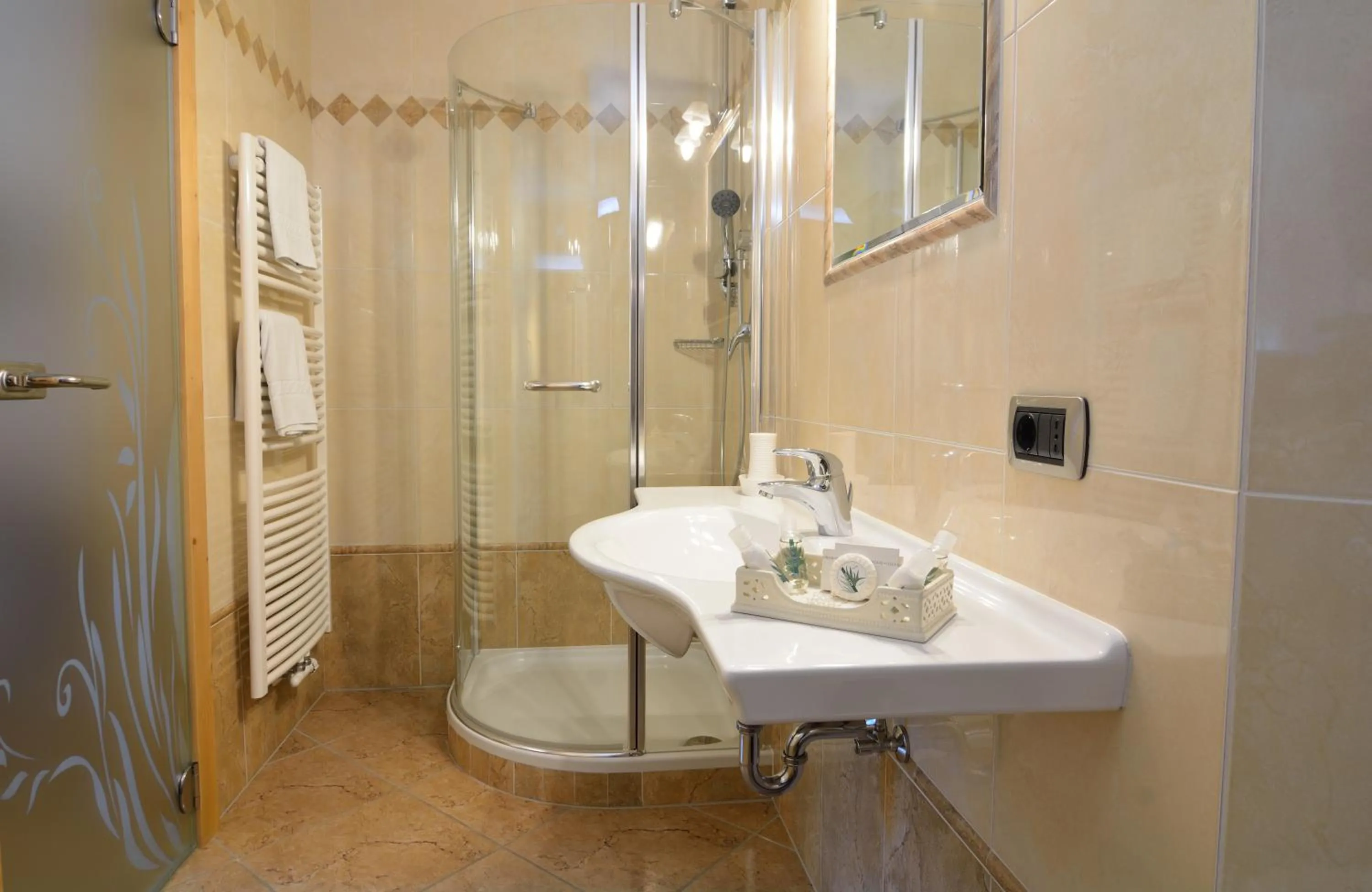 Bathroom in Garni Hotel and Apartments Wildbach