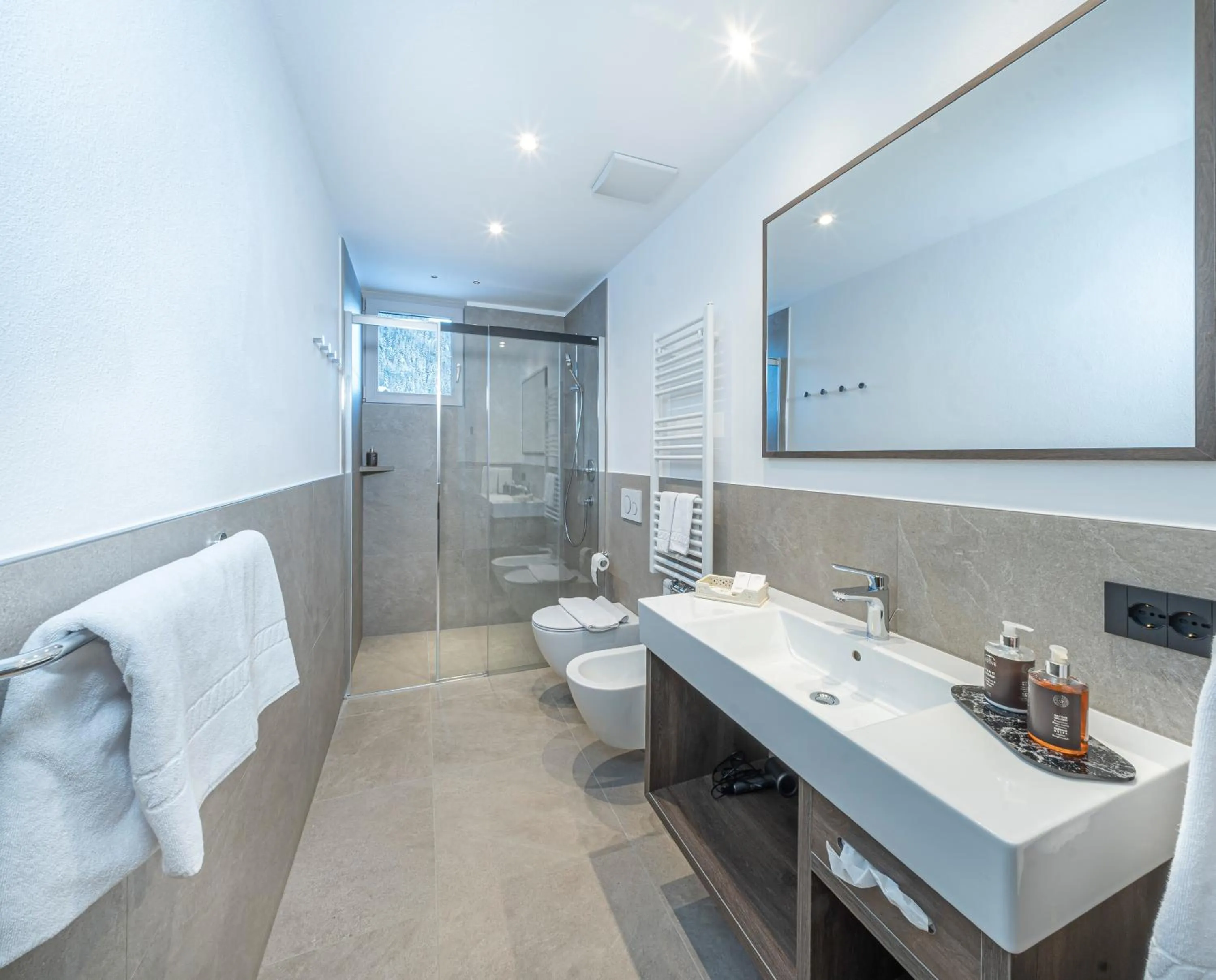 Toilet in Garni Hotel and Apartments Wildbach