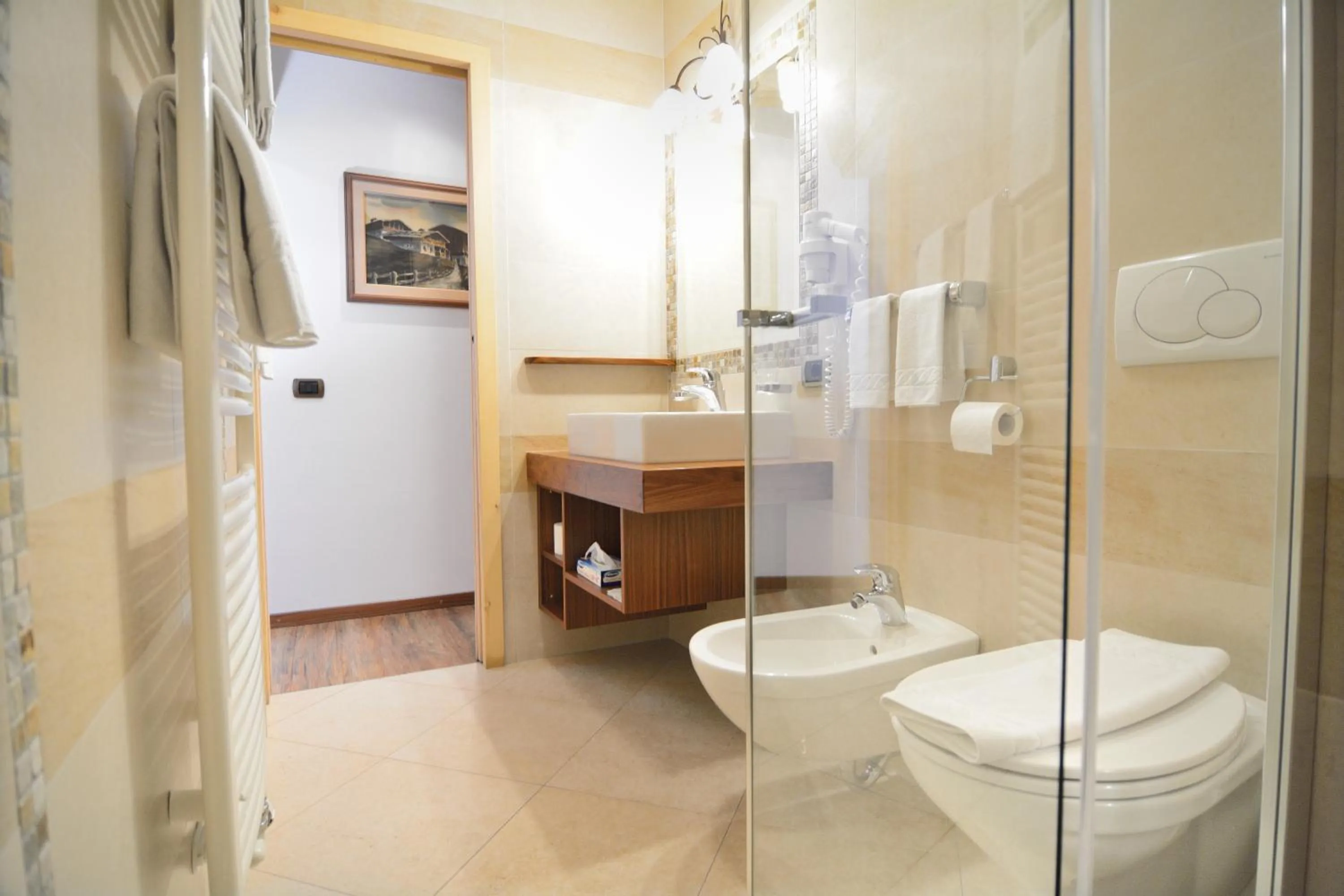 Bathroom in Garni Hotel and Apartments Wildbach
