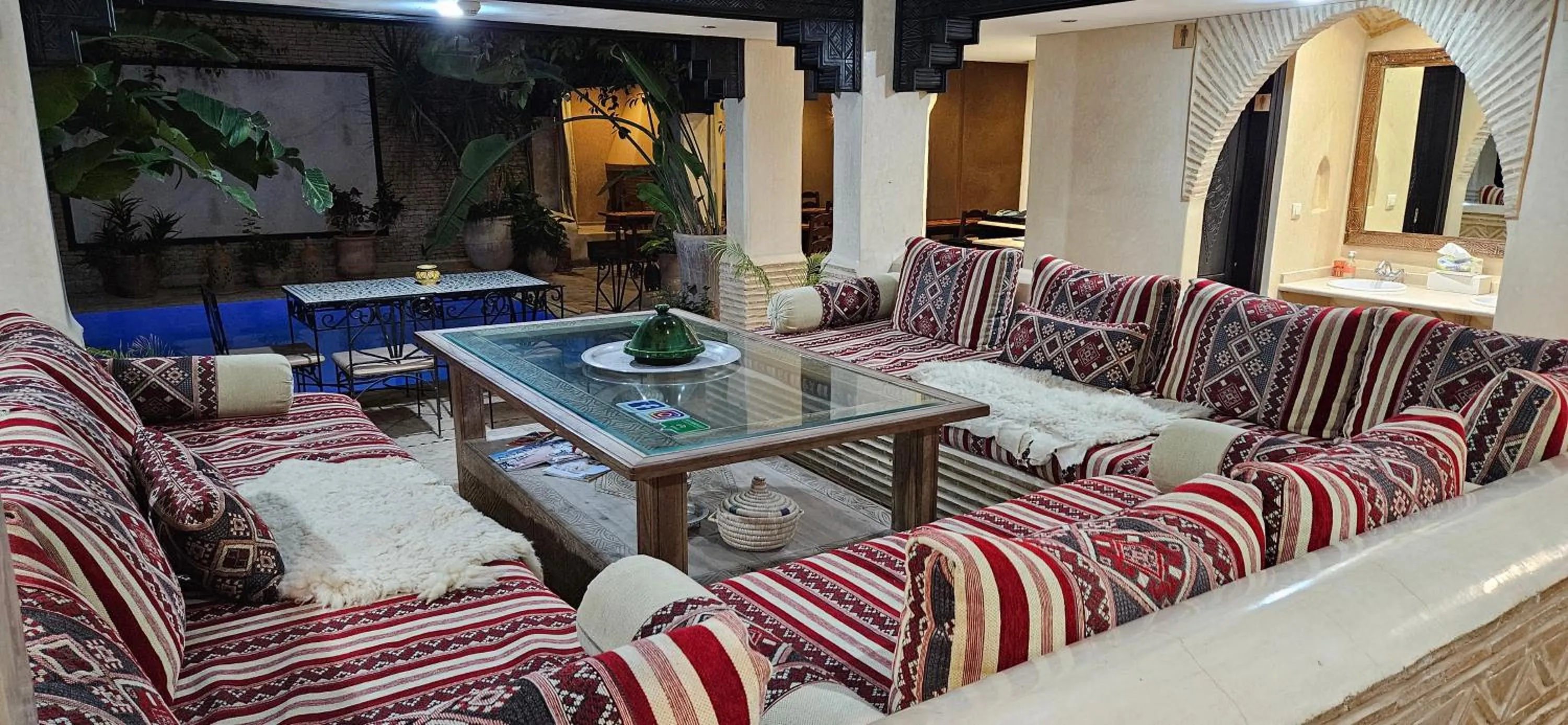 Lobby or reception in Riad Dar Haven