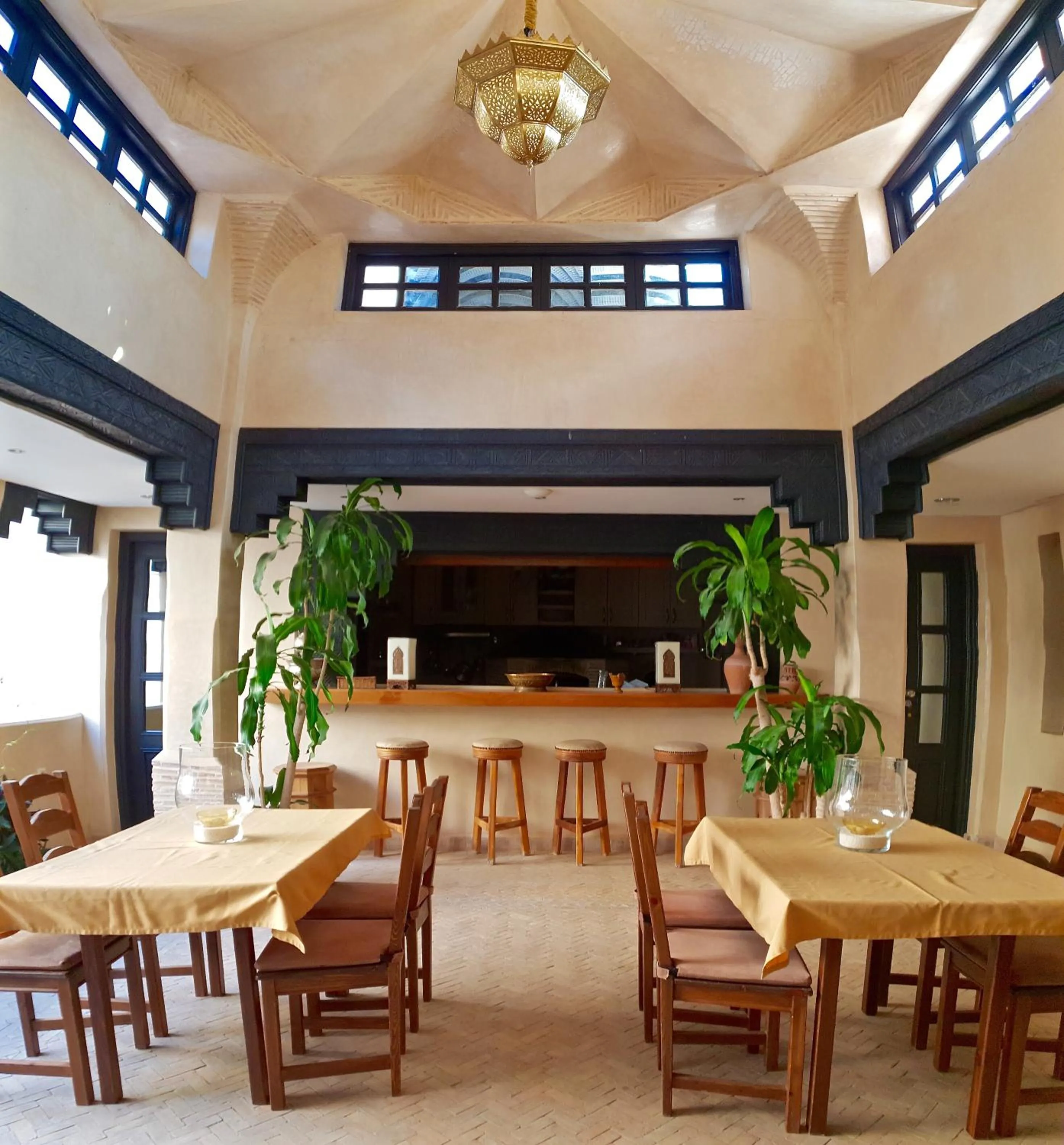 Communal lounge/ TV room in Riad Dar Haven