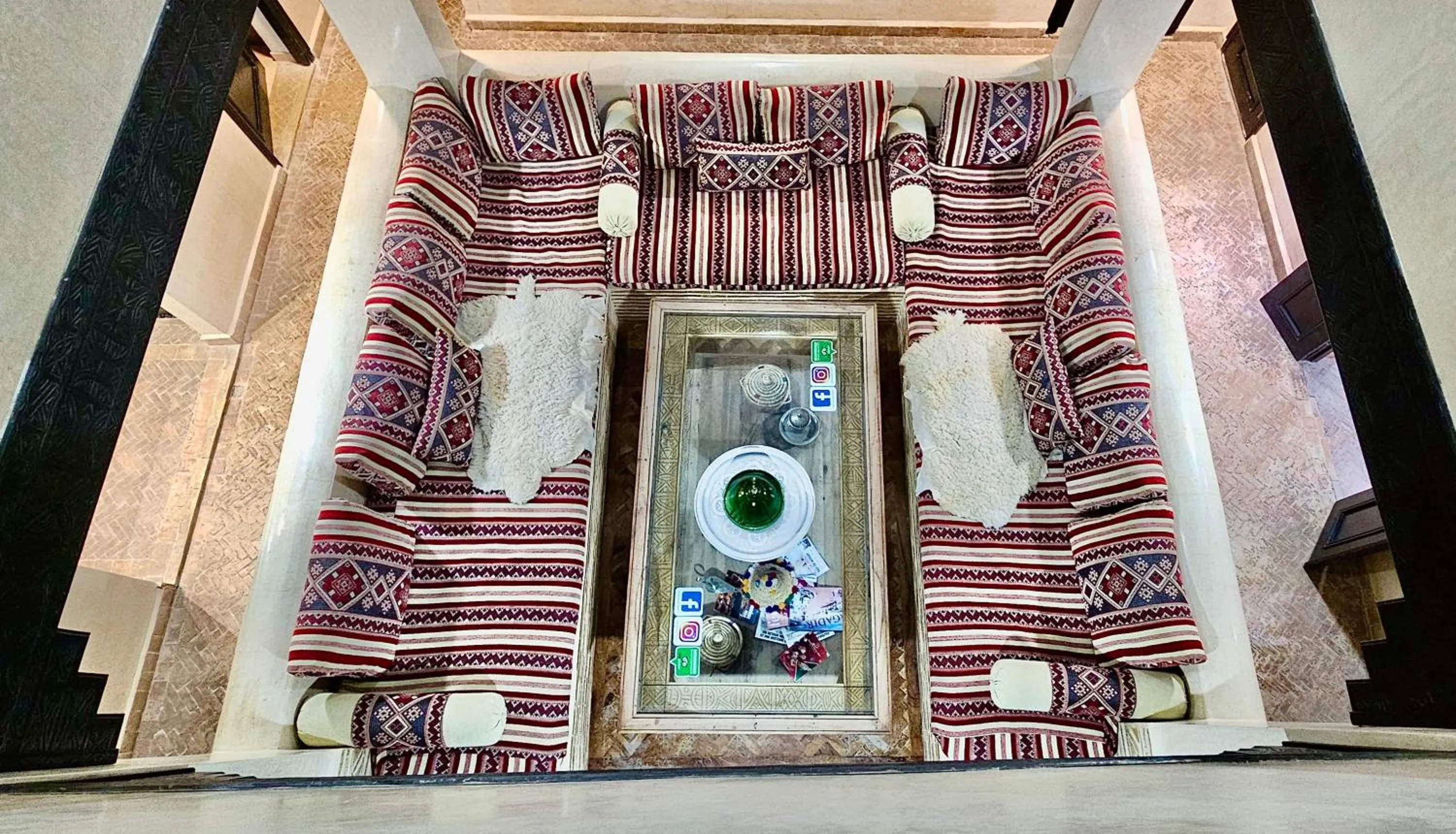 Lobby or reception in Riad Dar Haven