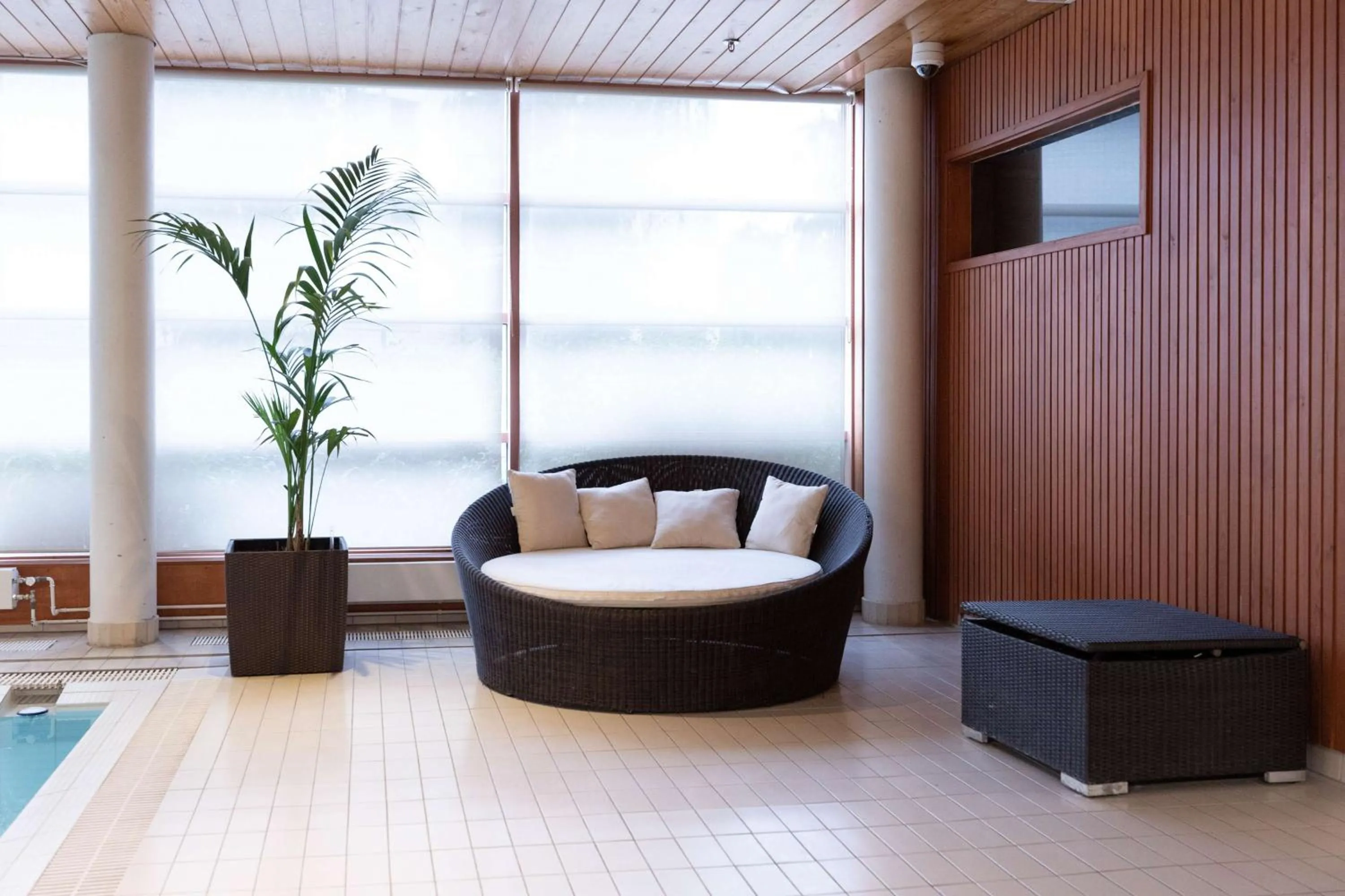 Pool view in Scandic Helsinki Aviacongress