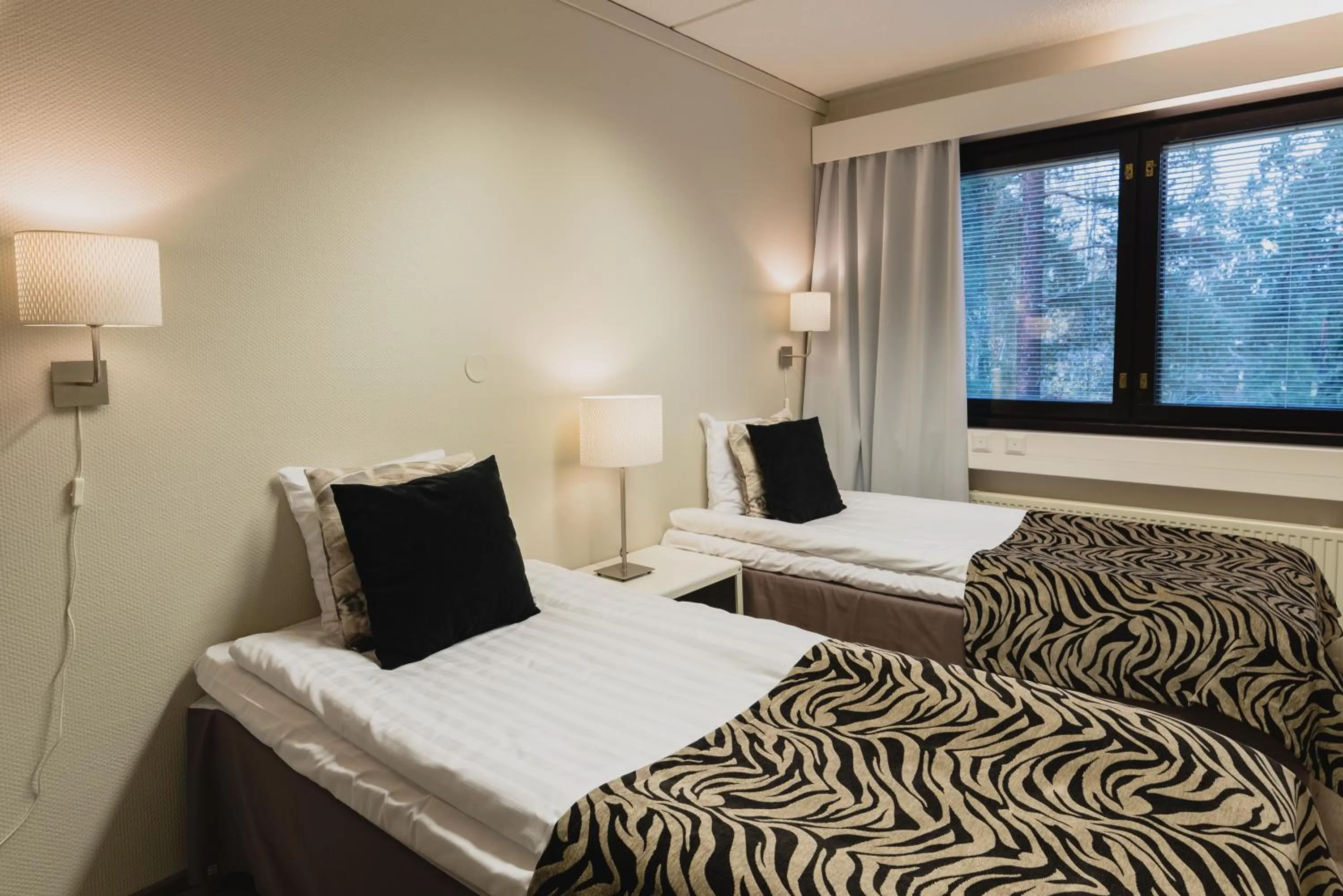 Bedroom, Bed in Hotel Sorsanpesä