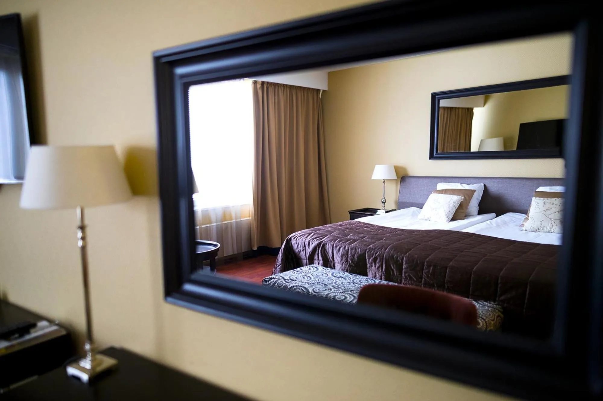 Bedroom, Bed in Hotel Sorsanpesä