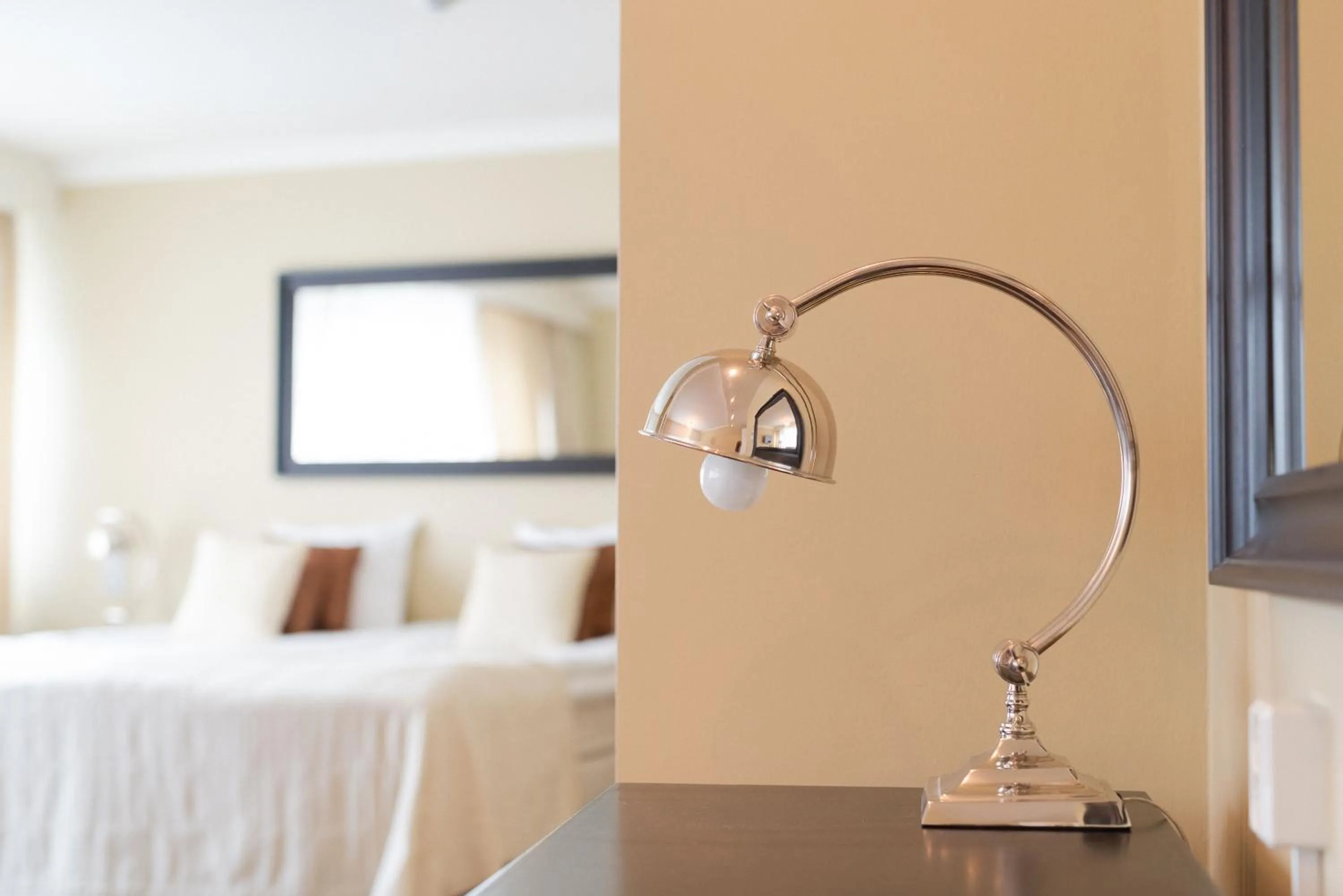 Decorative detail, Bed in Hotel Sorsanpesä