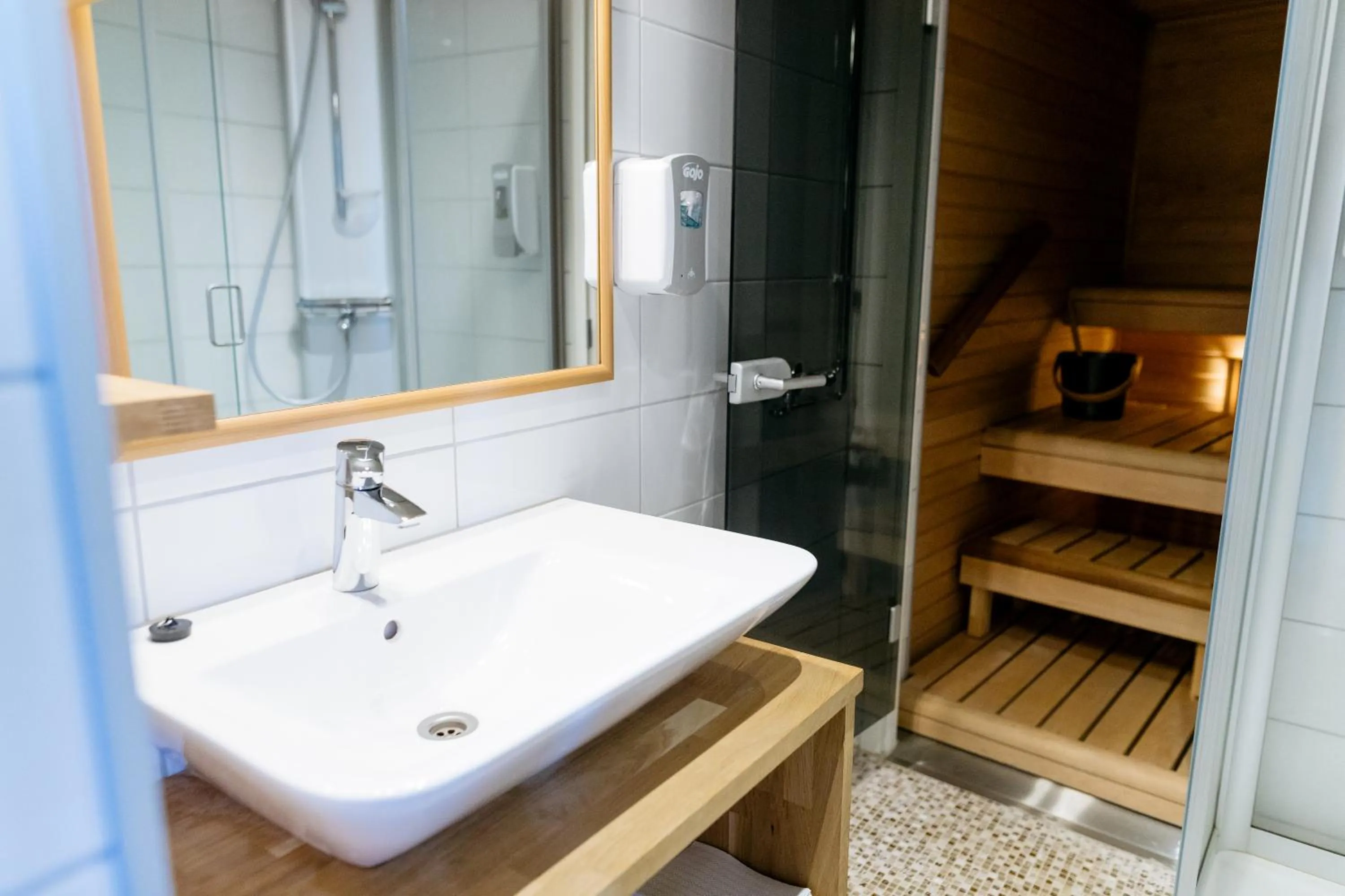 Sauna in Hotel Sorsanpesä