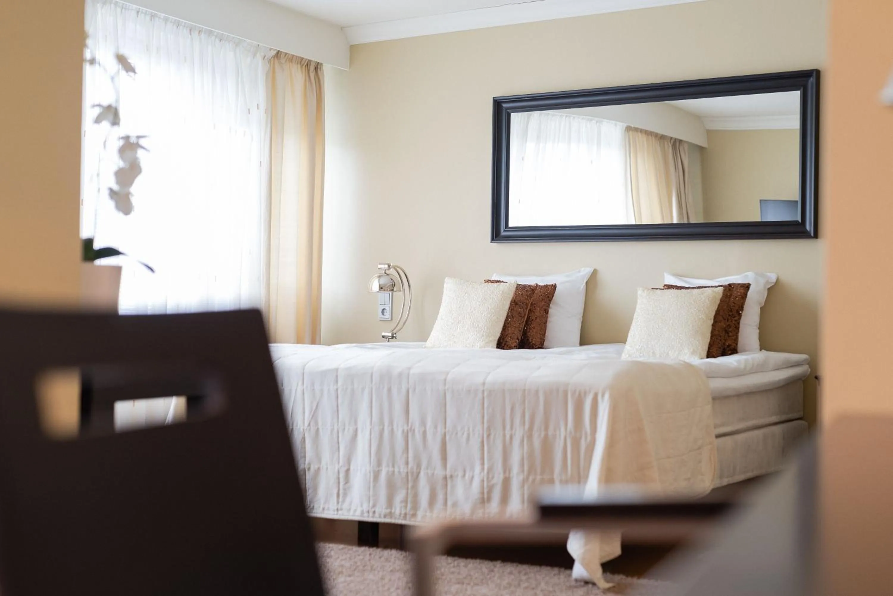 Bedroom, Bed in Hotel Sorsanpesä