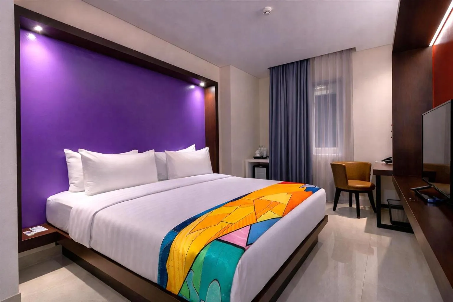 Photo of the whole room, Bed in Grand Picasso Hotel