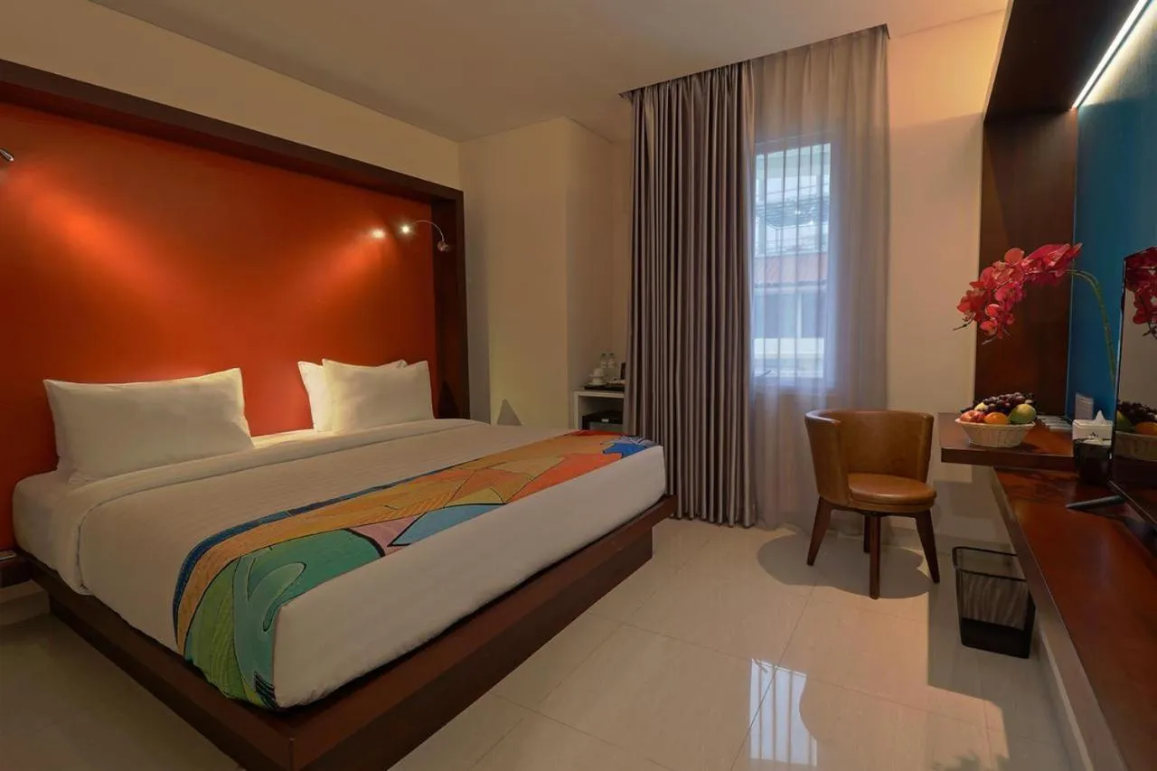 Bed in Grand Picasso Hotel