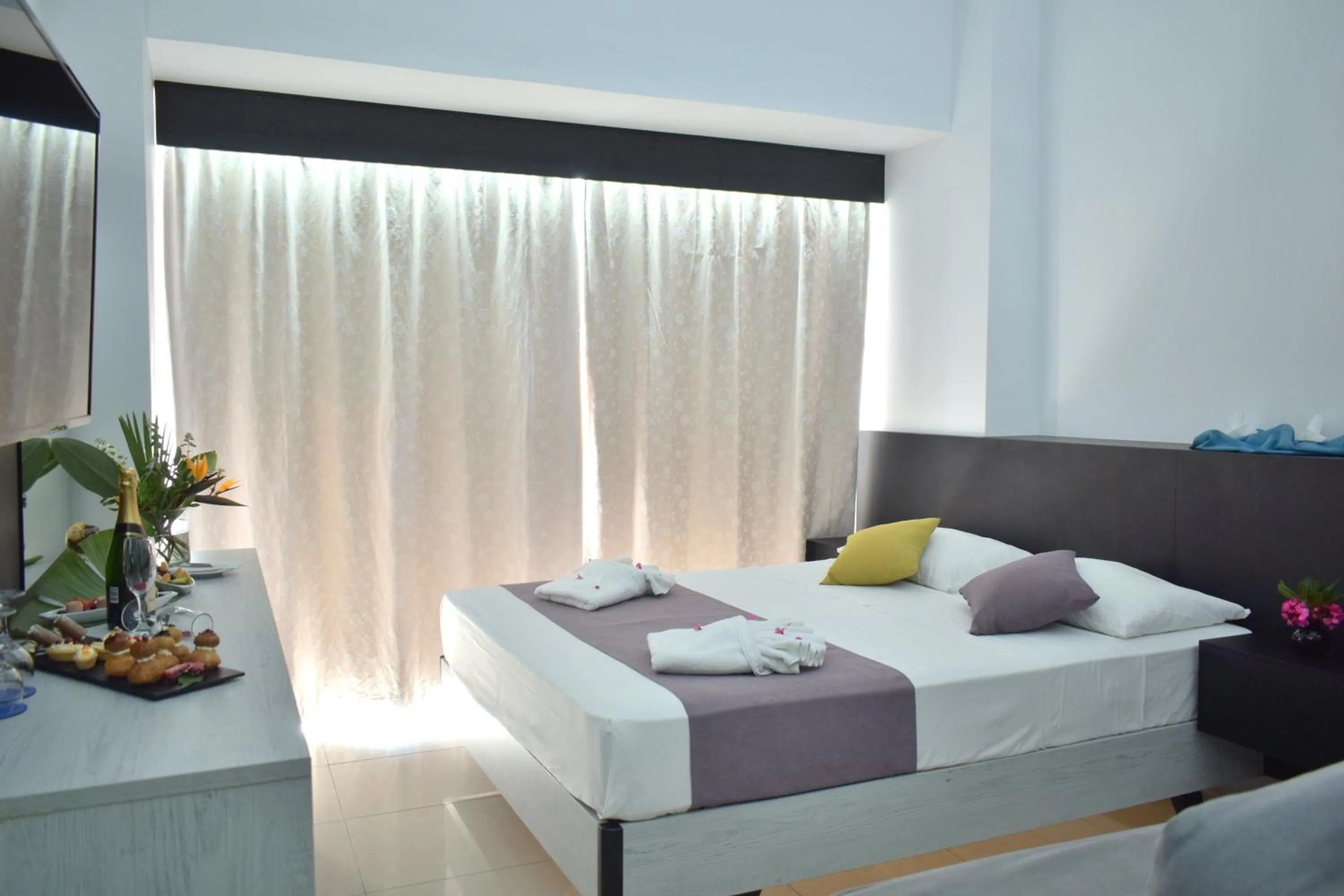 Bed in Galini Sea View