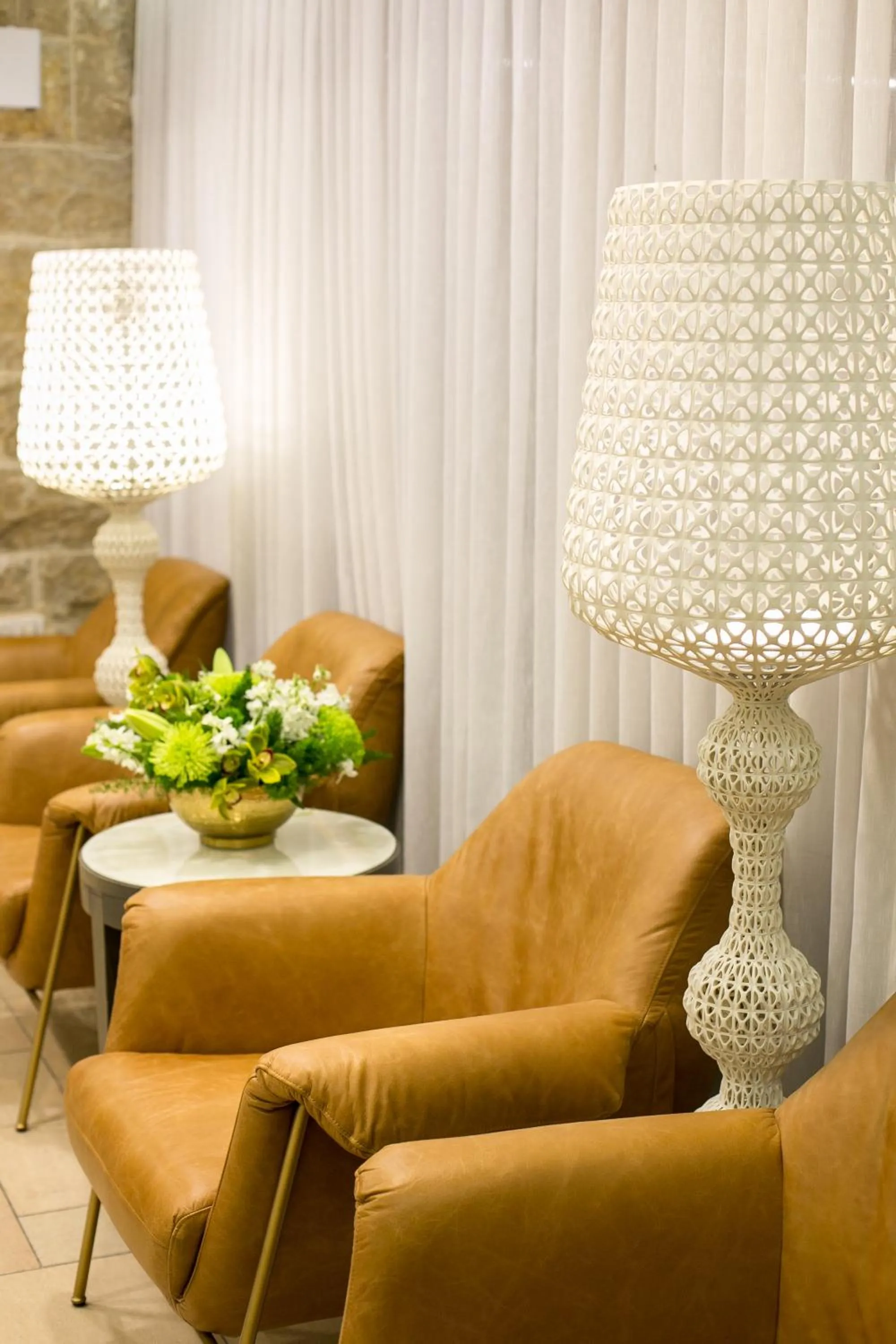 Lobby or reception in Hotel Yehuda