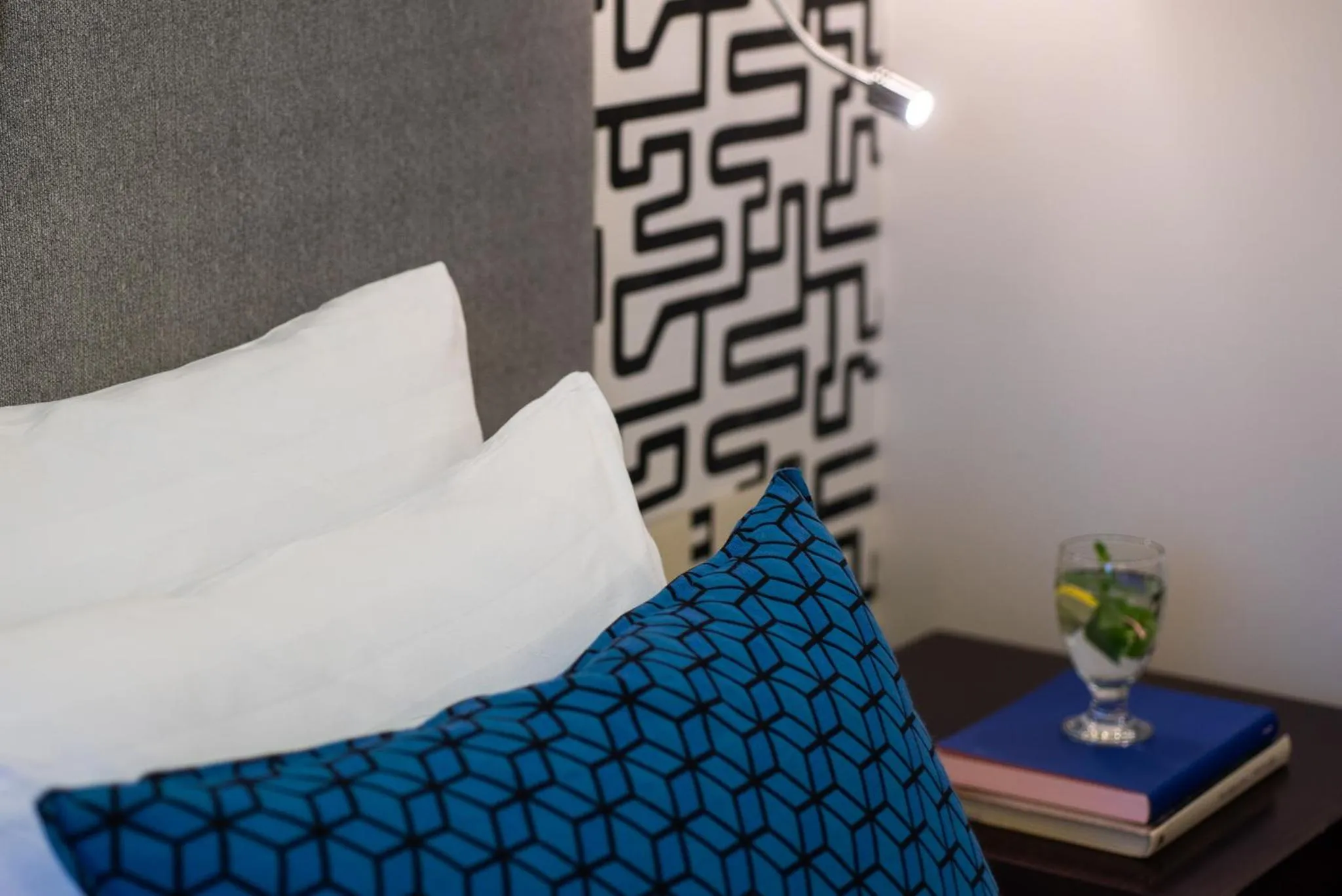 Decorative detail, Bed in Hotel Yehuda