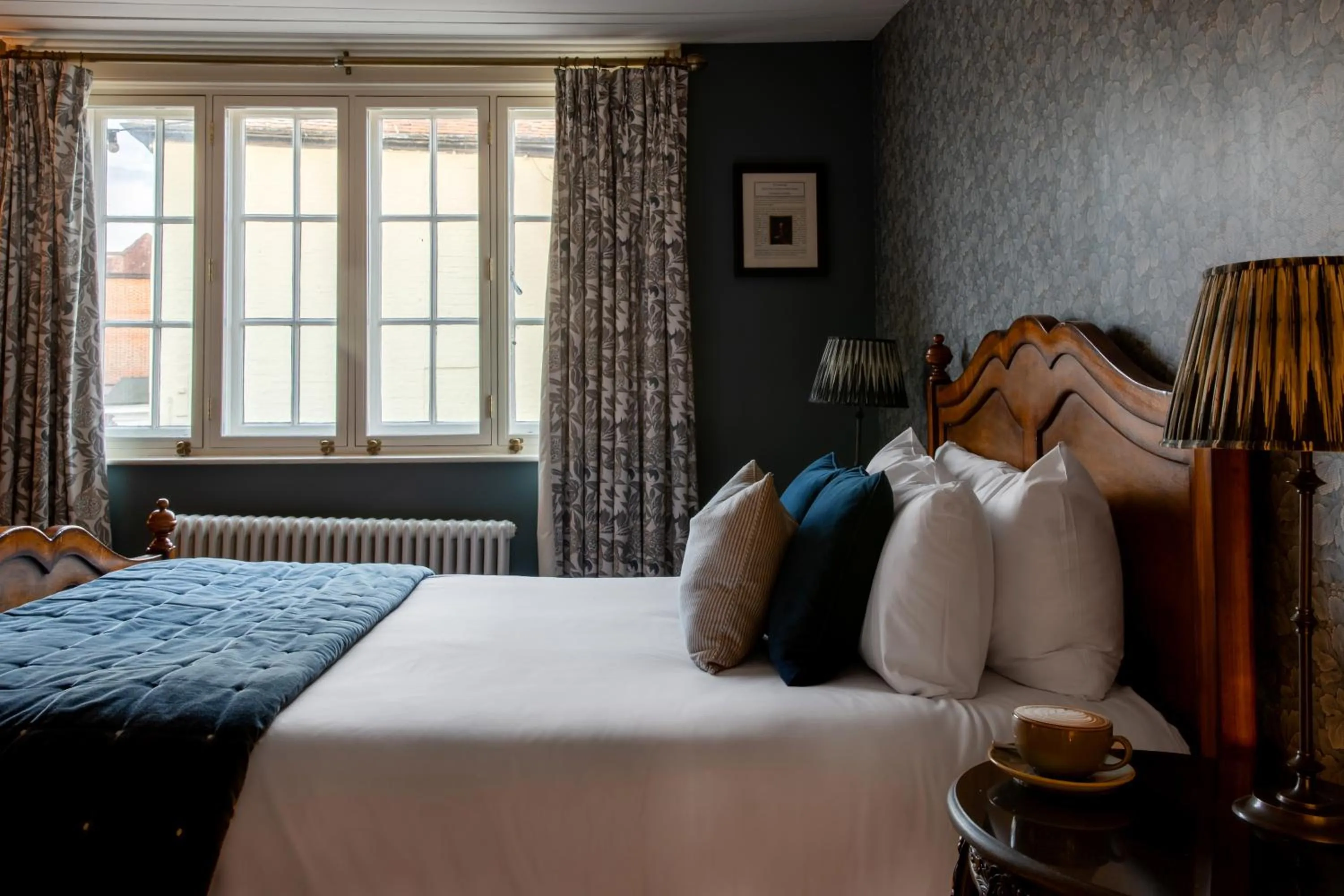 Bed in The Crown Inn