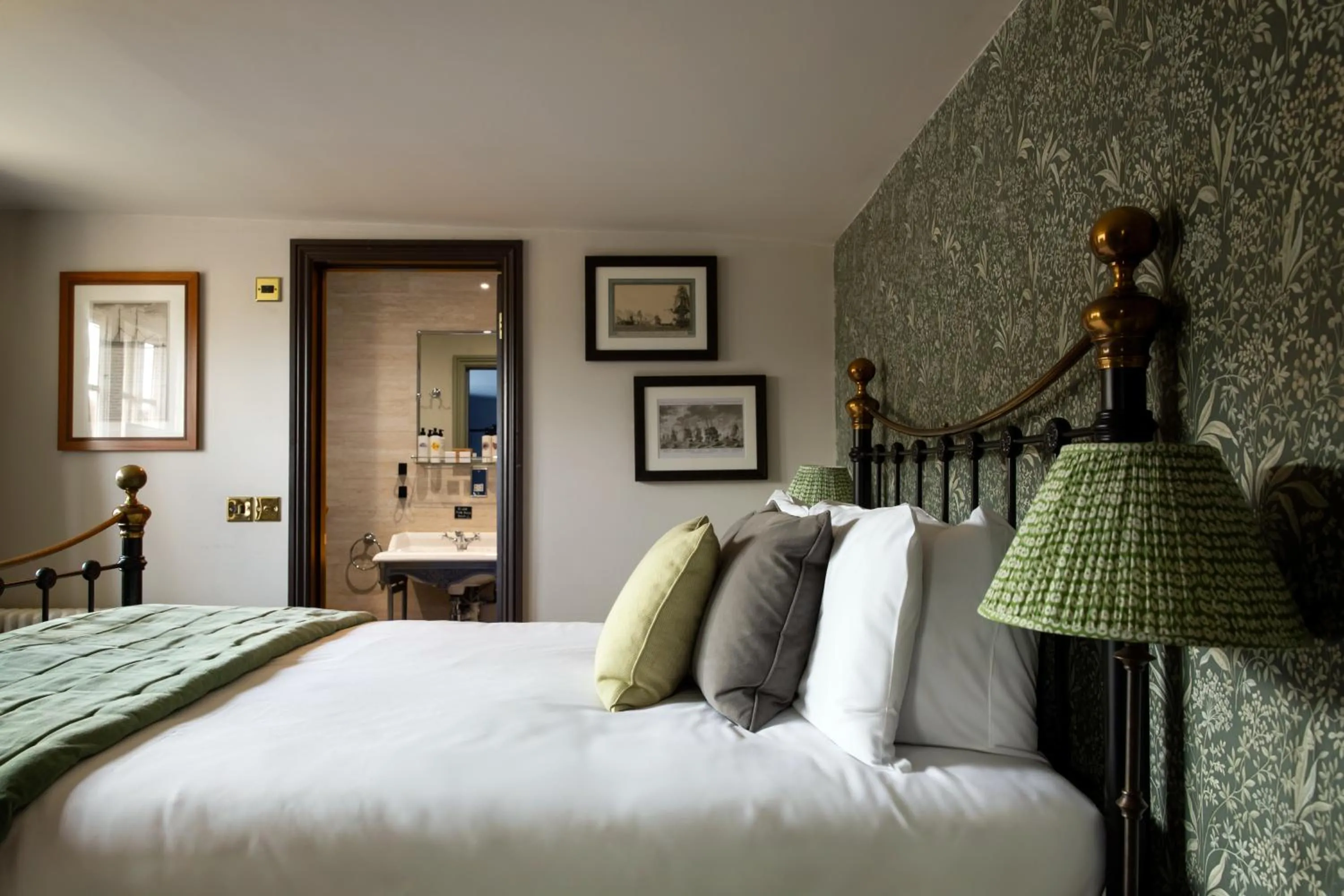 Bed in The Crown Inn