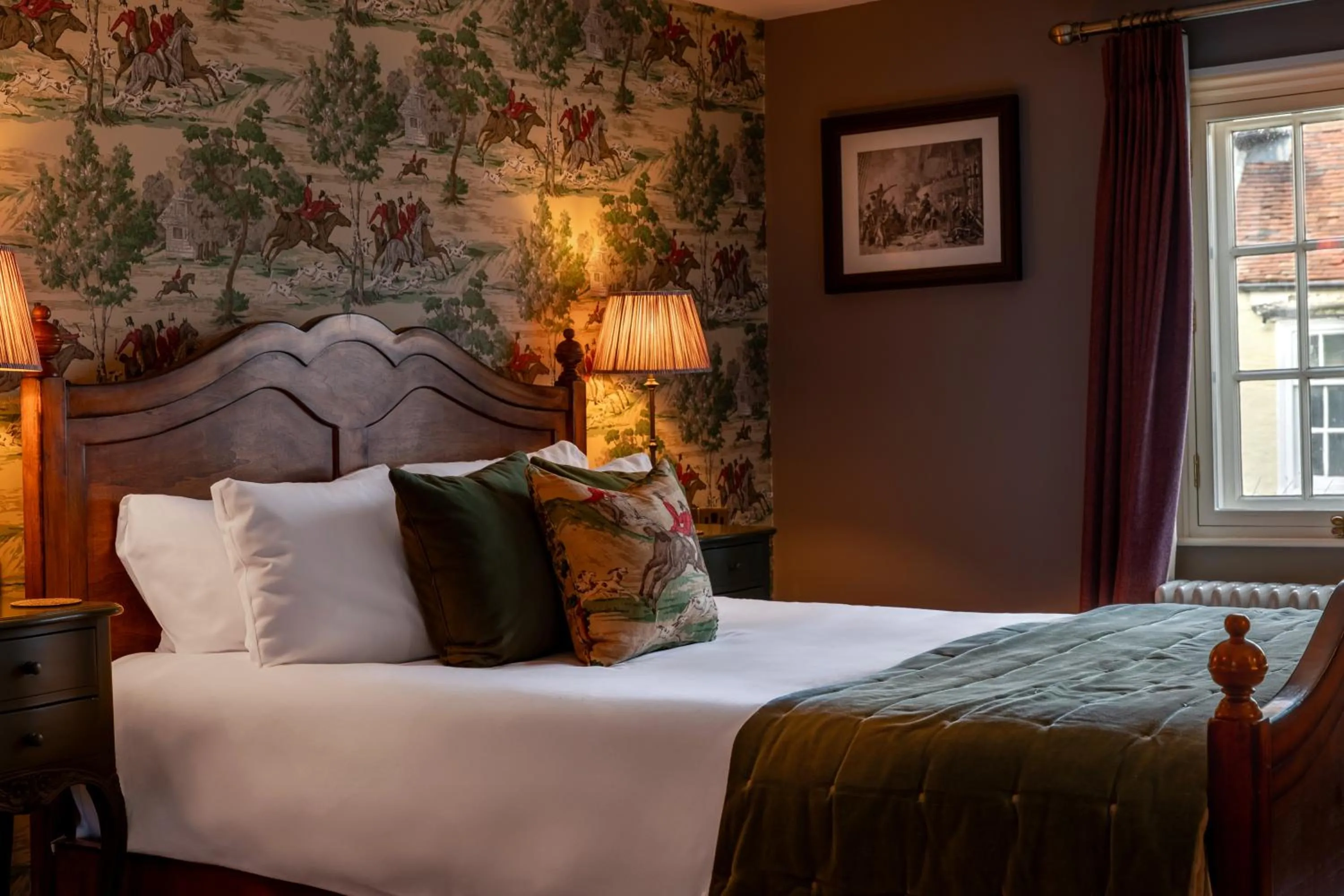 Bed in The Crown Inn